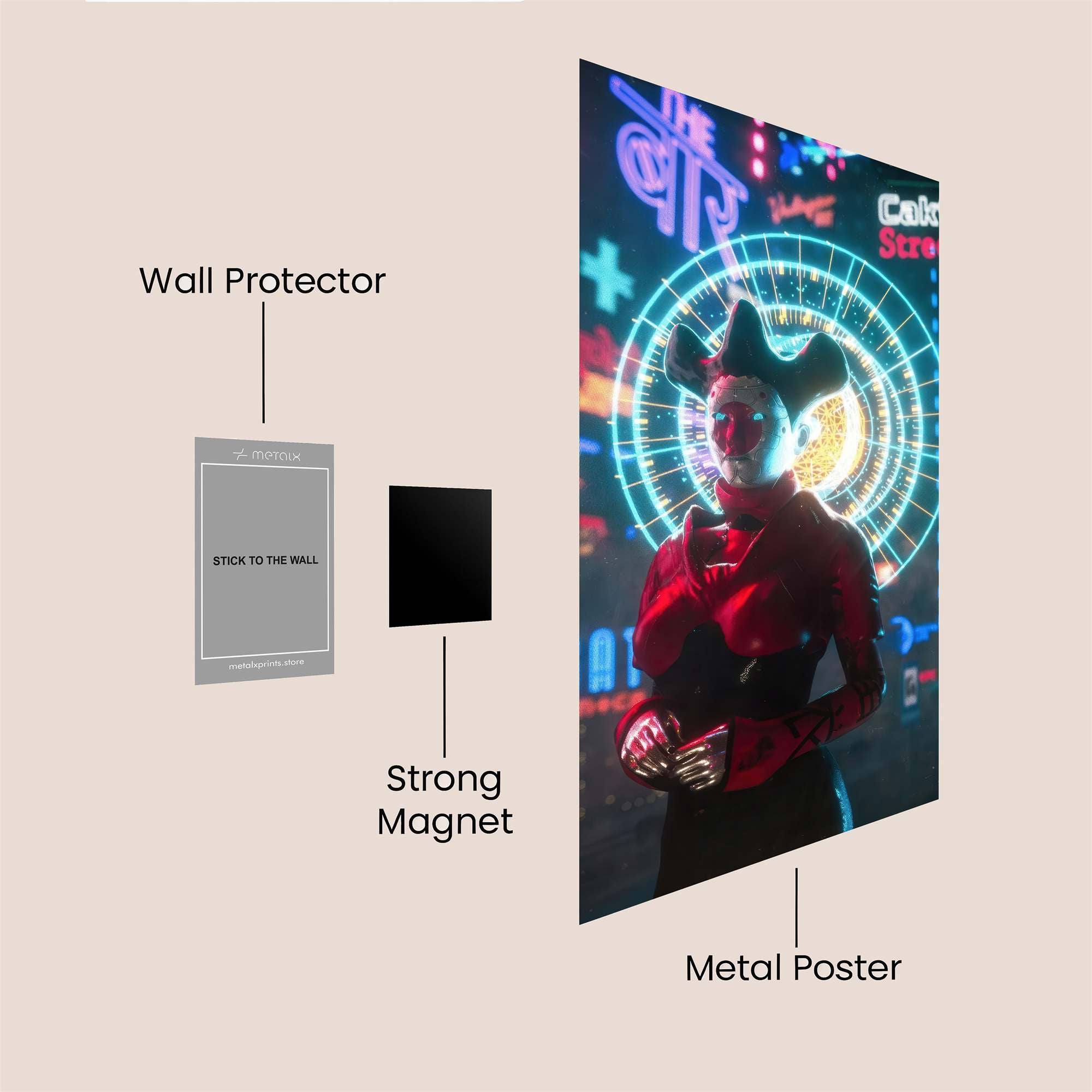 Jester Luminosity Safe Wall Magnetic / M