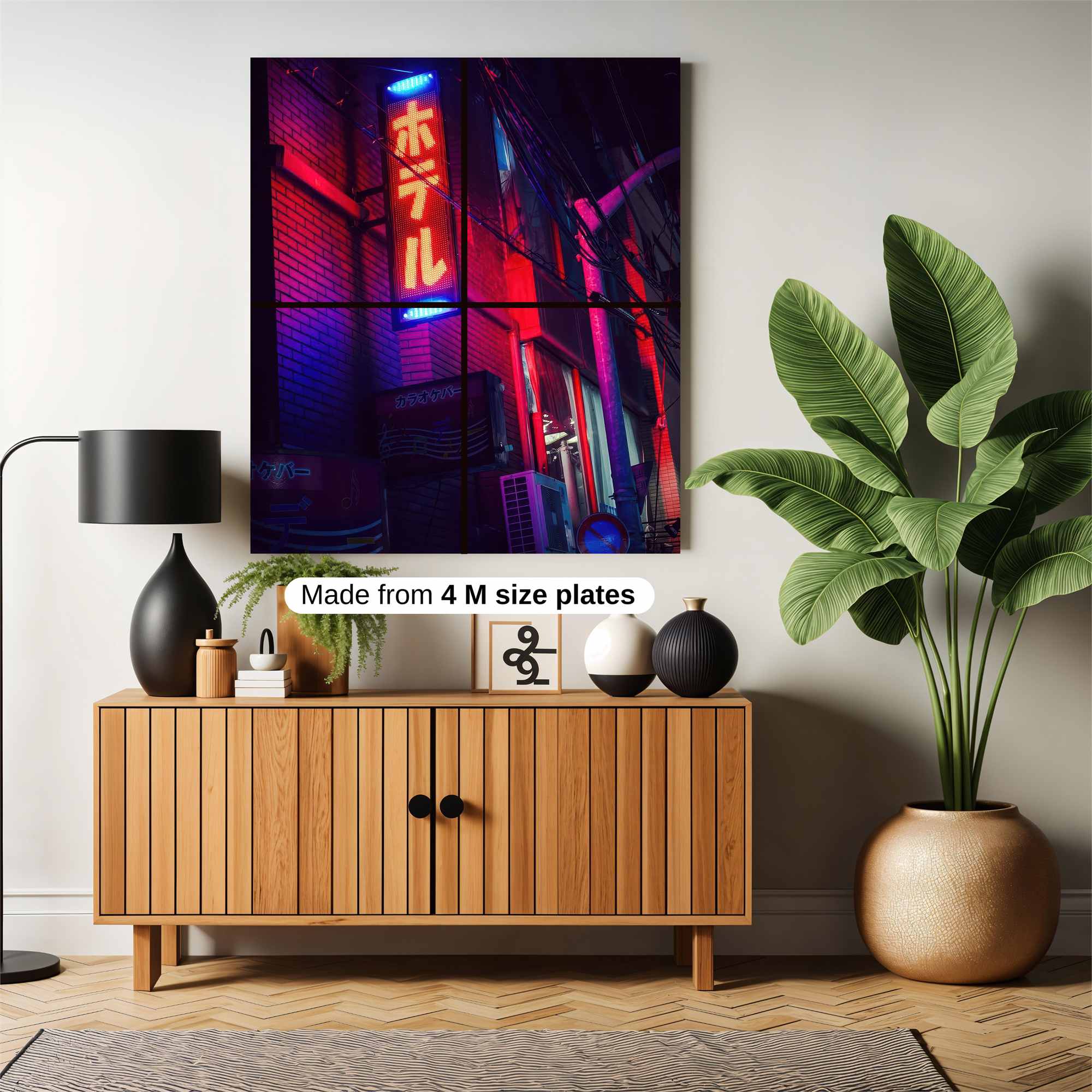 Neon Serenity Safe Wall Magnetic / M