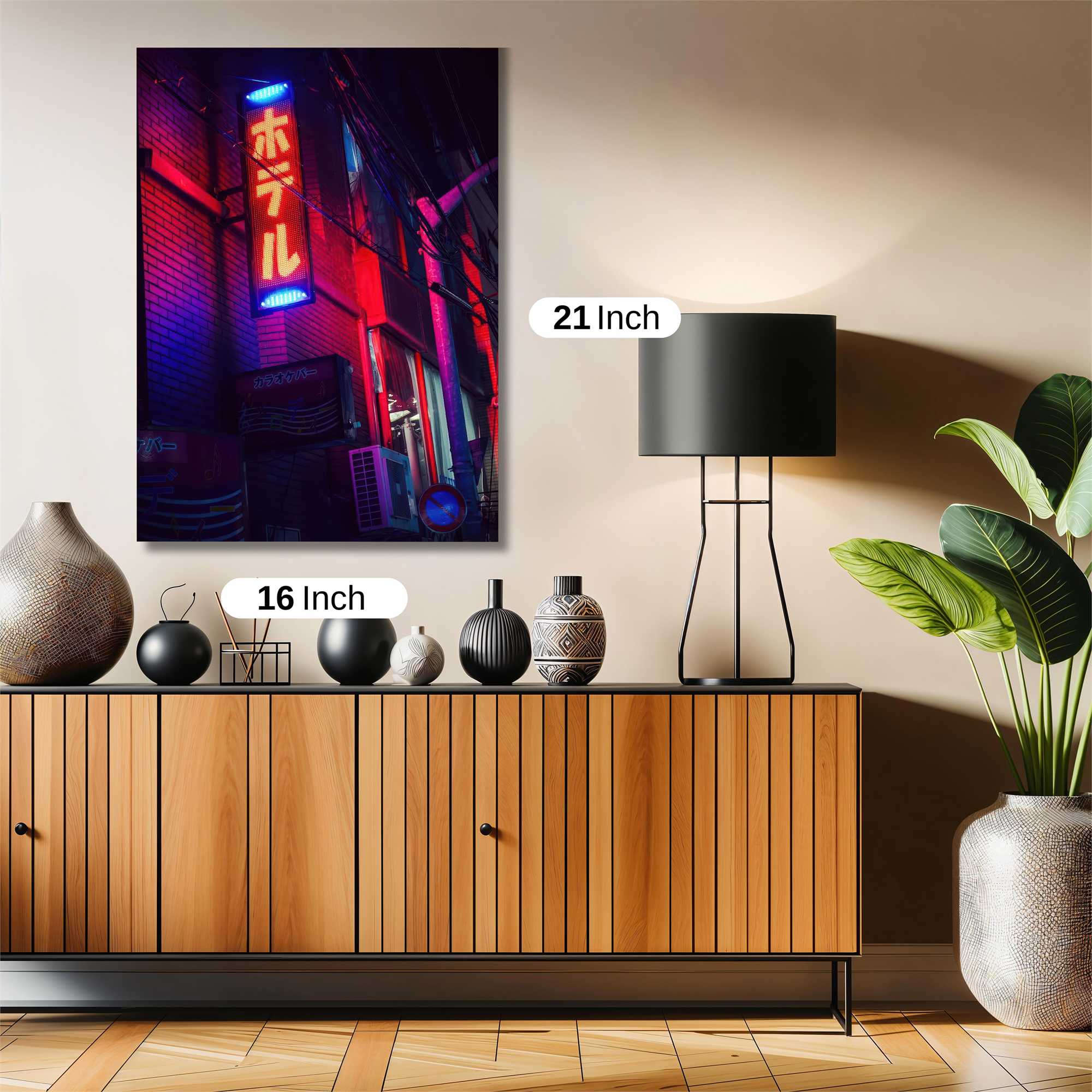 Neon Serenity Safe Wall Magnetic / M