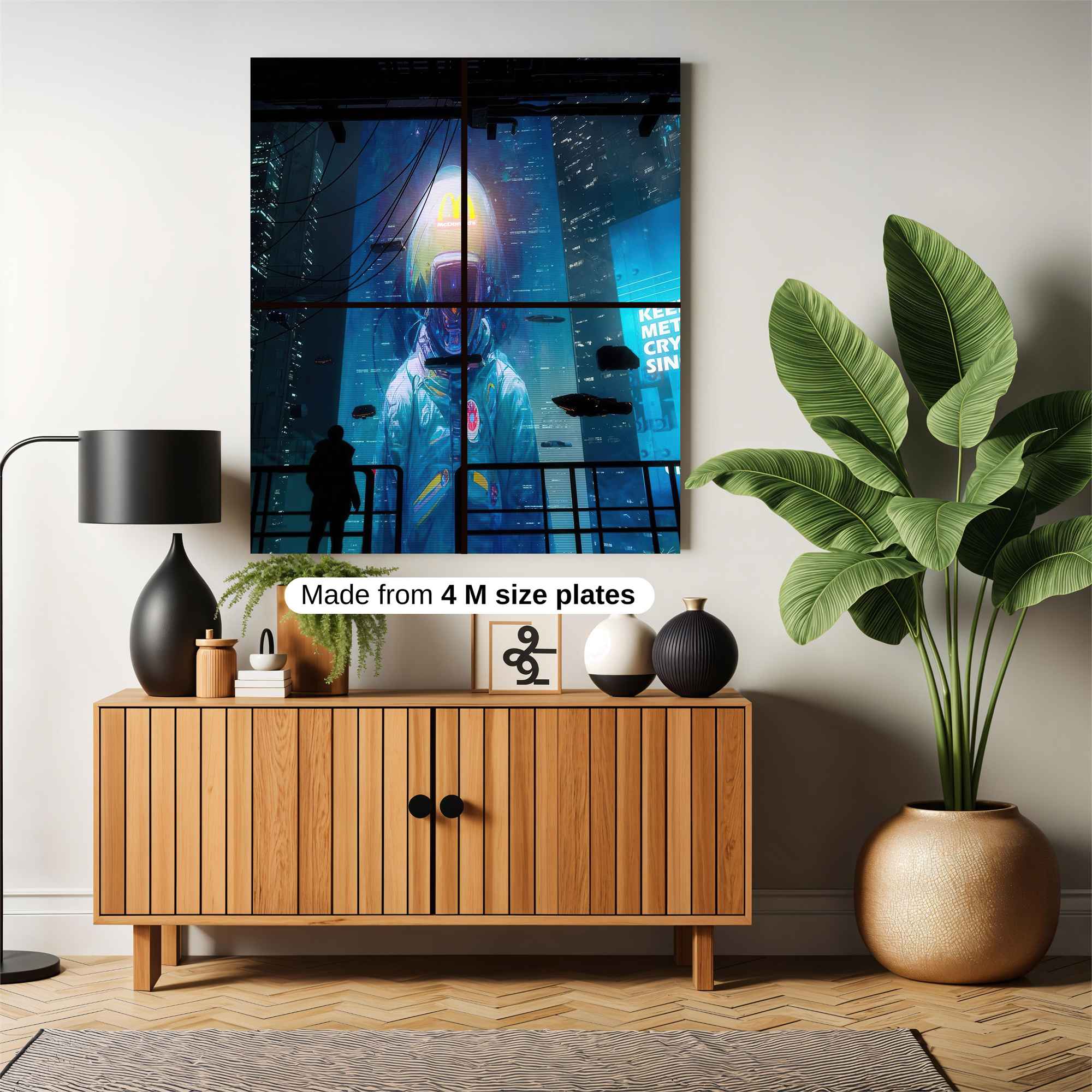 Astronaut Gaze Safe Wall Magnetic / M