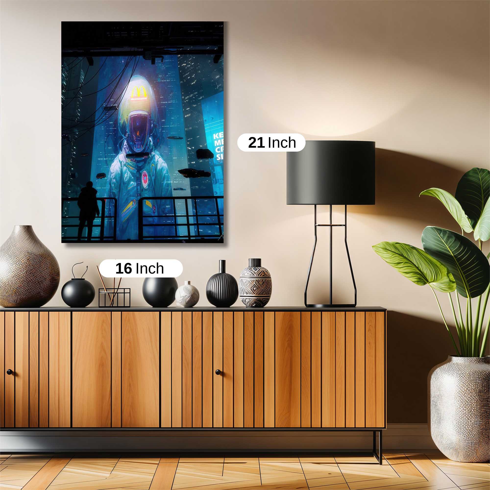 Astronaut Gaze Safe Wall Magnetic / M