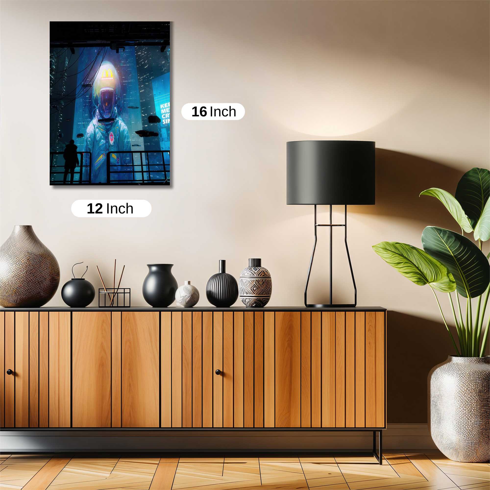 Astronaut Gaze Safe Wall Magnetic / M