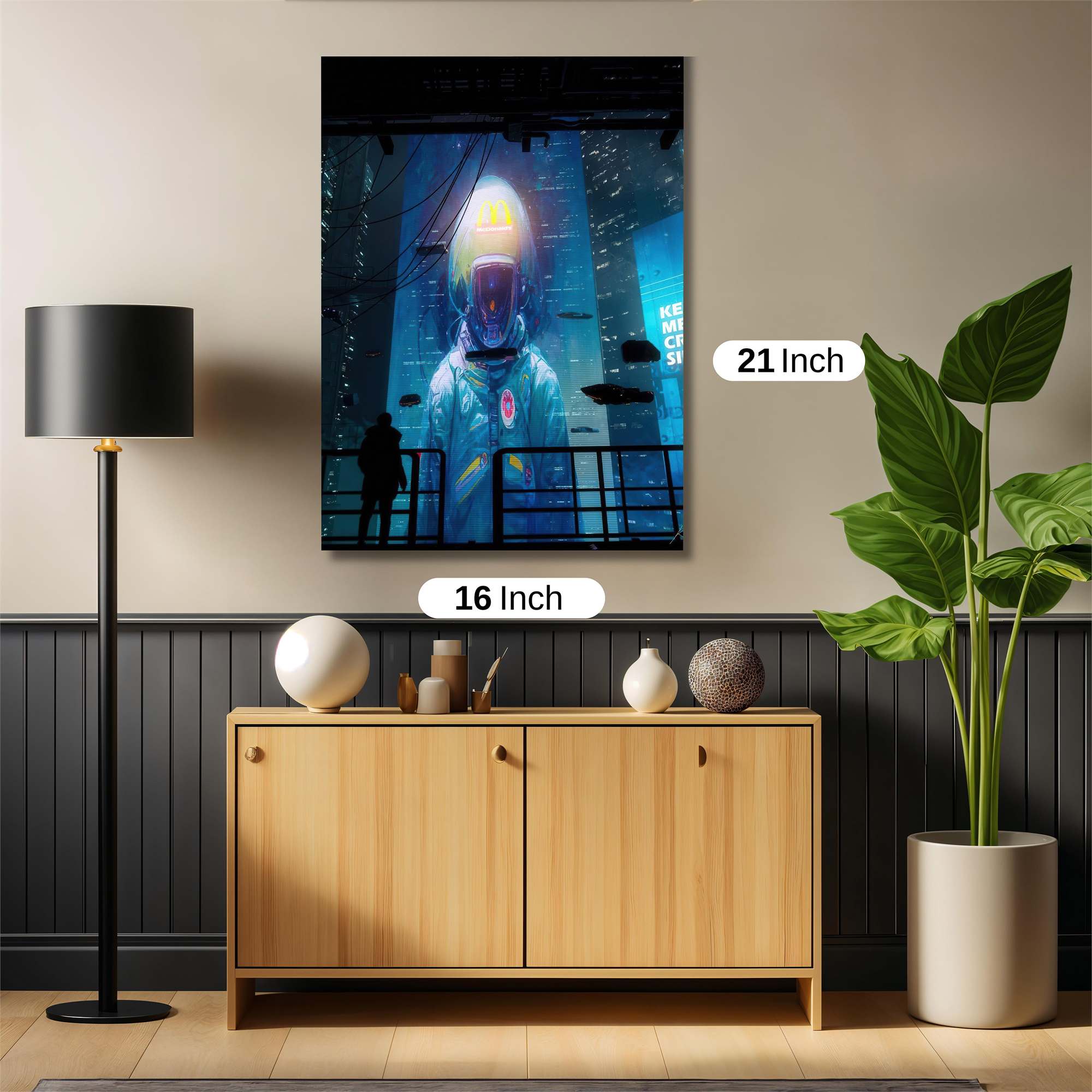 Astronaut Gaze Safe Wall Magnetic / M