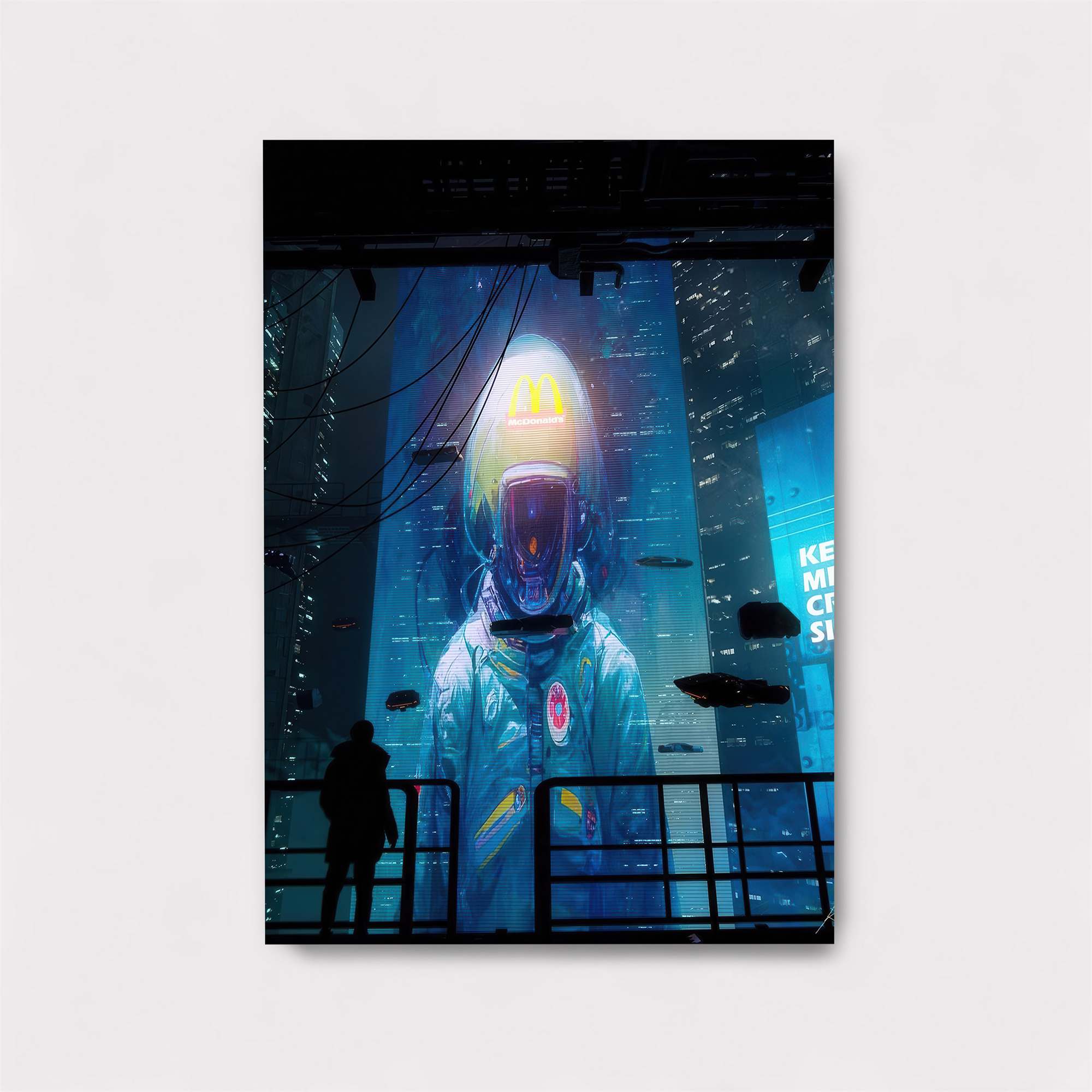 Astronaut Gaze Safe Wall Magnetic / M