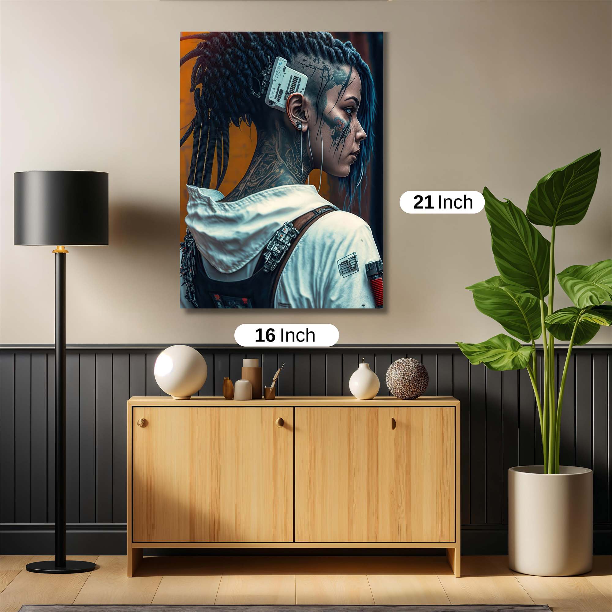 Cybernetic Reverie Safe Wall Magnetic / M