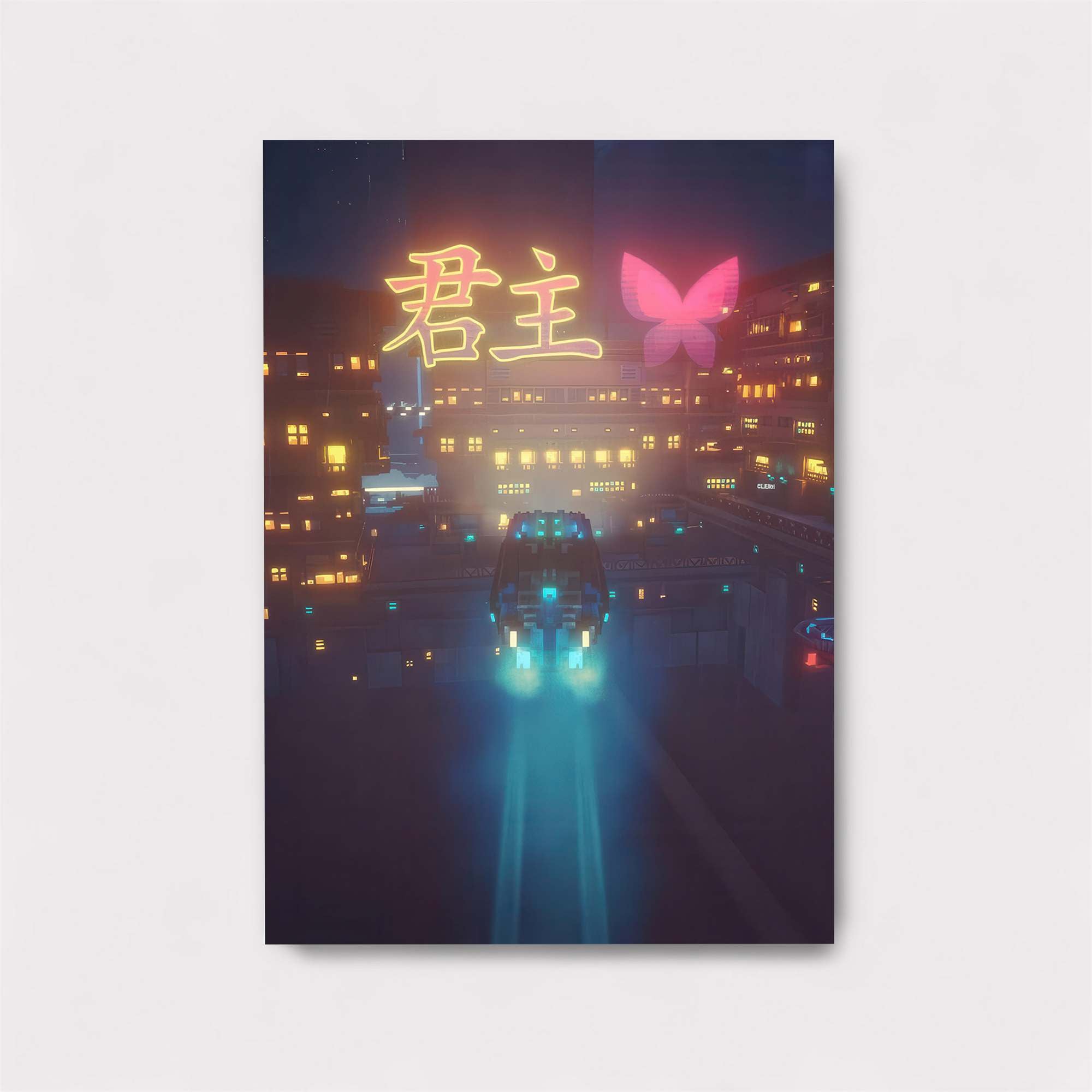 Cyber Serenity Safe Wall Magnetic / M