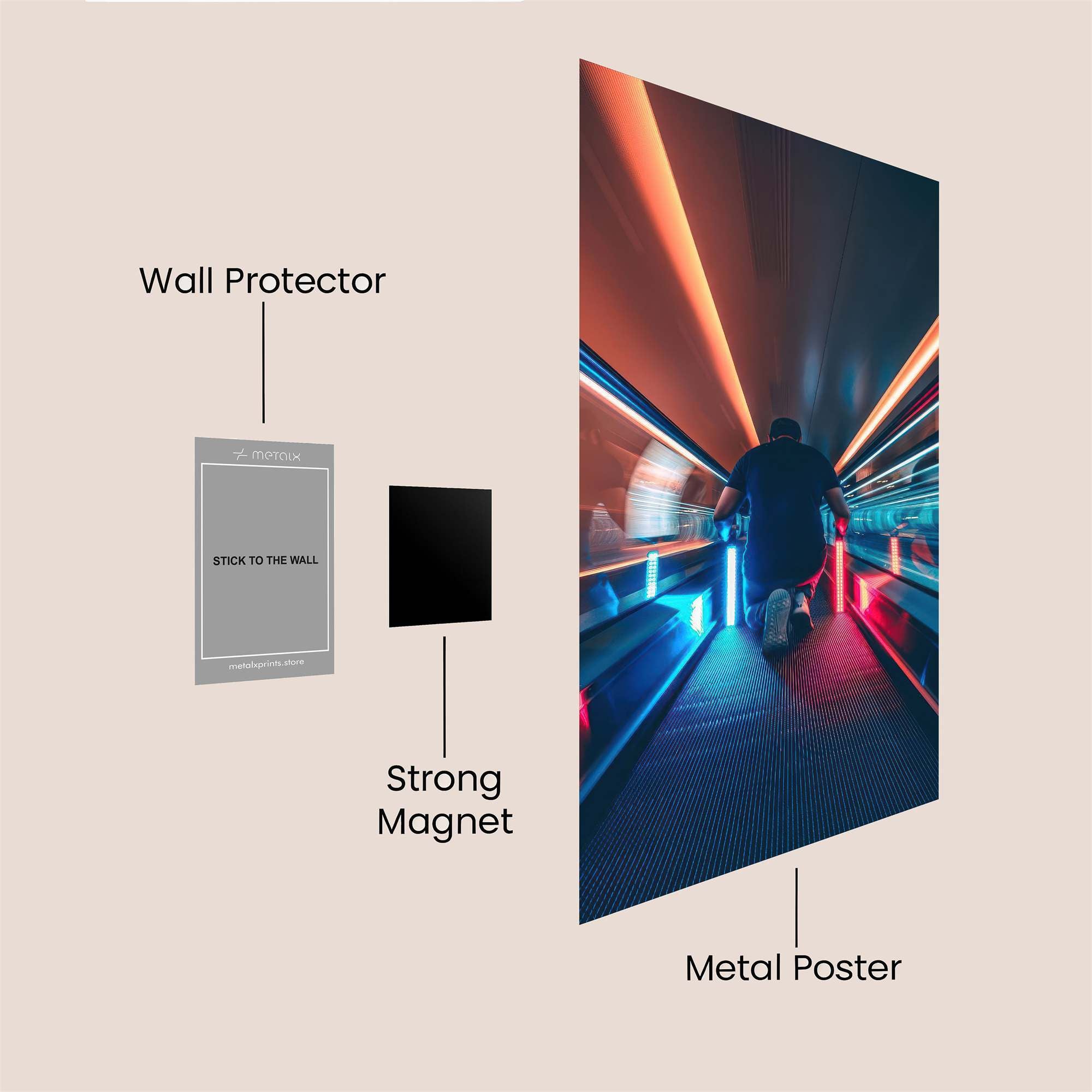Journey Vortex Safe Wall Magnetic / M