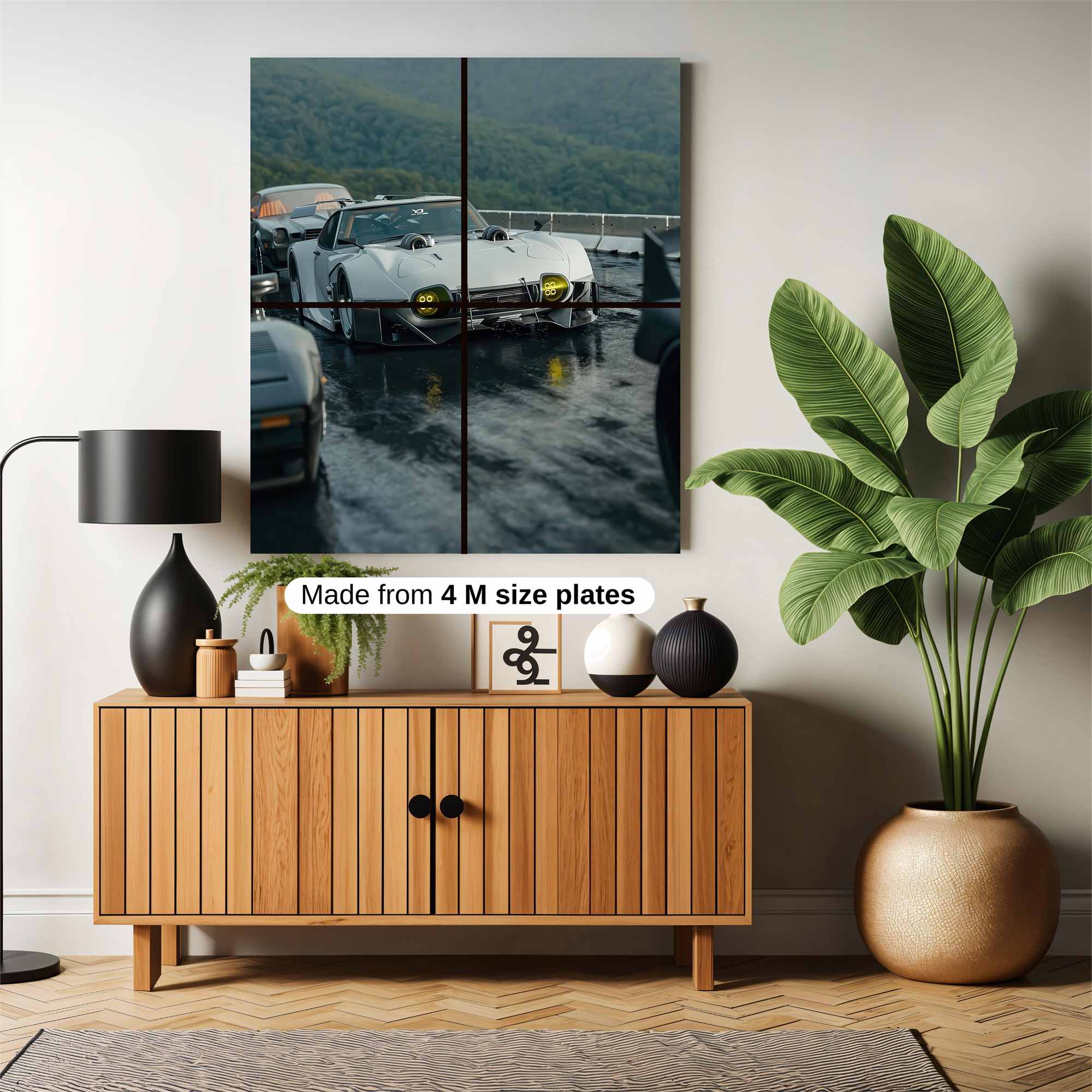 Futuristic Charge Safe Wall Magnetic / M