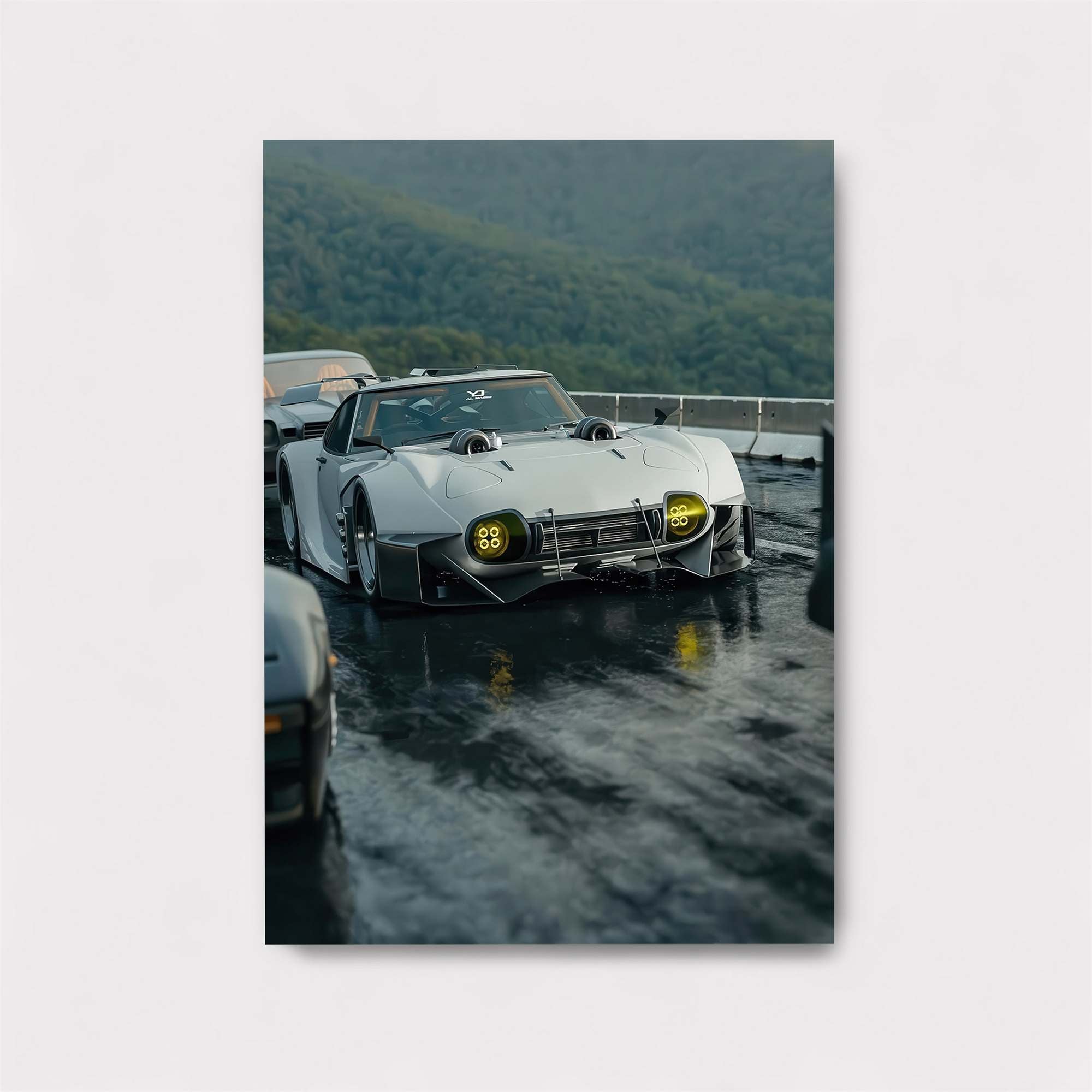 Futuristic Charge Safe Wall Magnetic / M