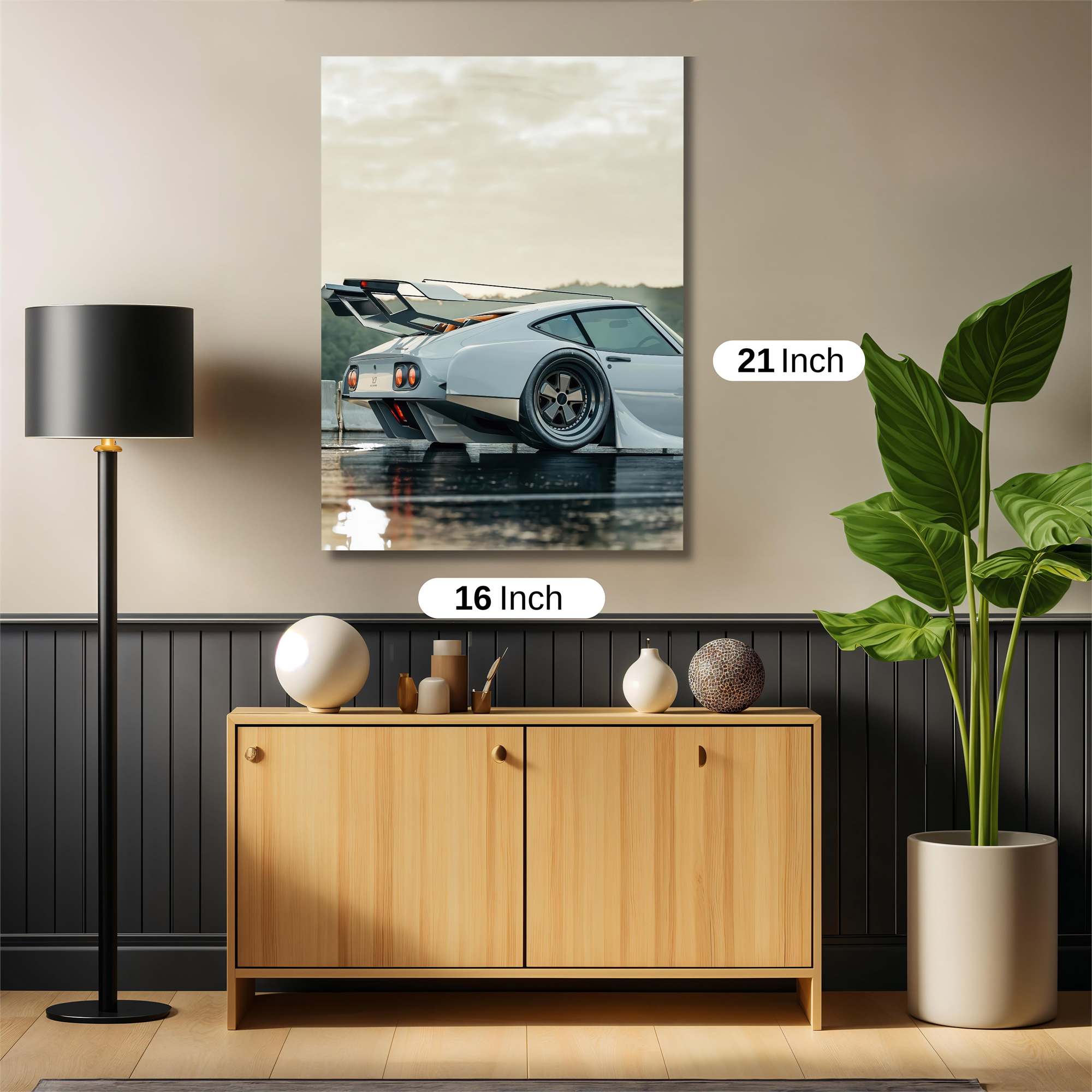 Aerodynamic Elegance Safe Wall Magnetic / M