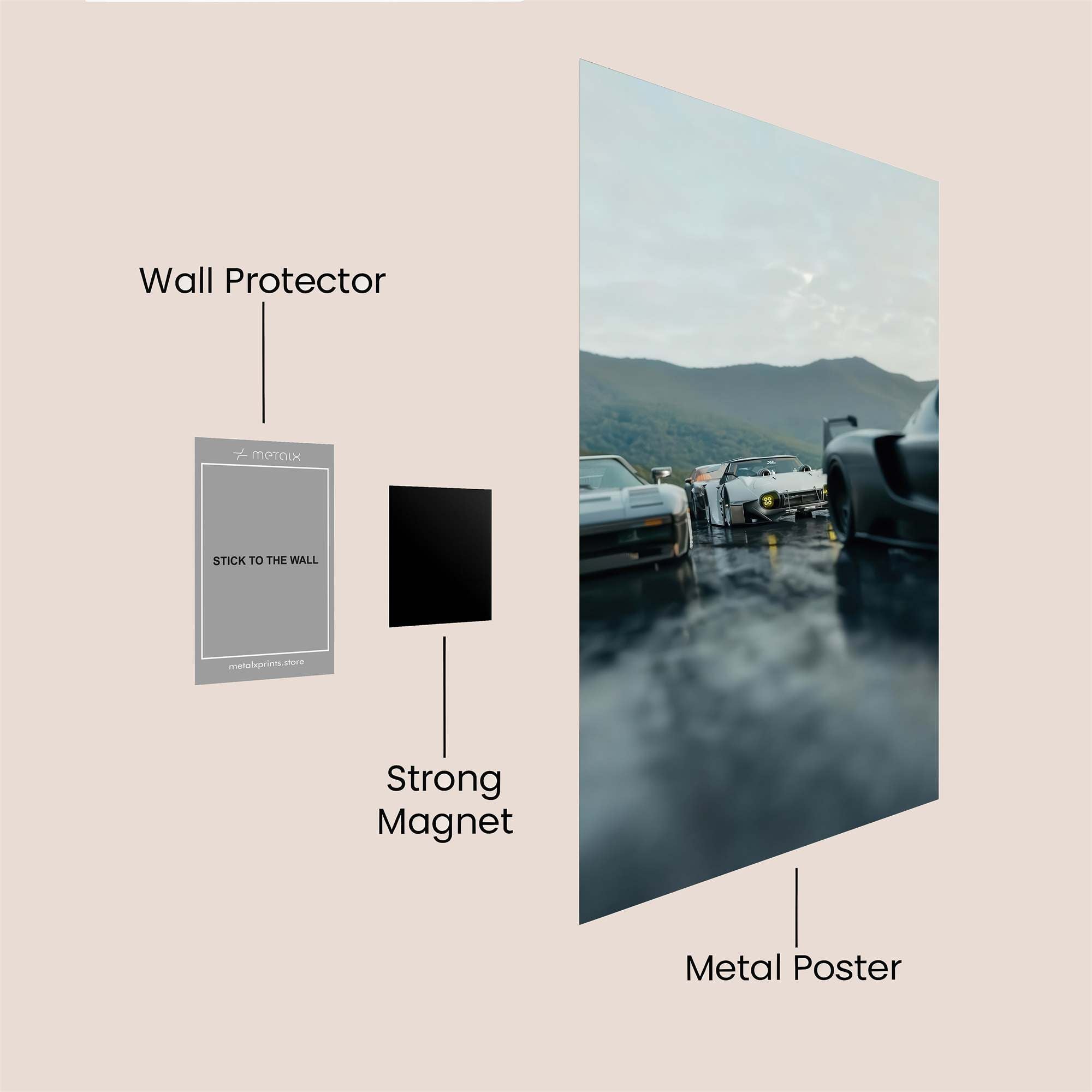 Speed Pursuit Safe Wall Magnetic / M