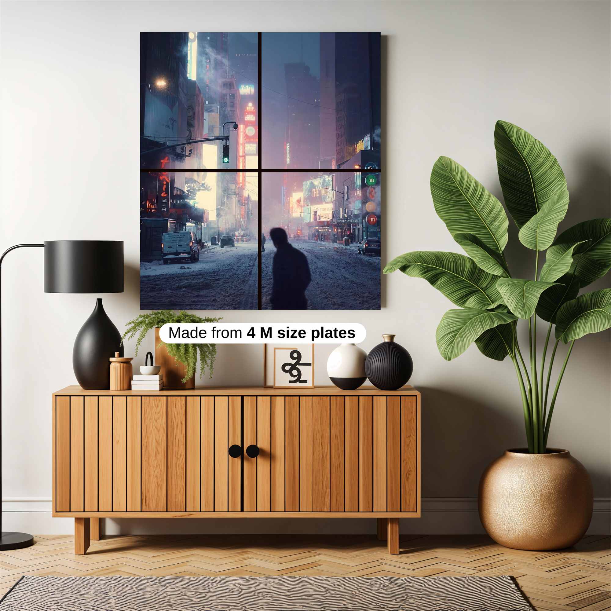 Neon Solitude Safe Wall Magnetic / M