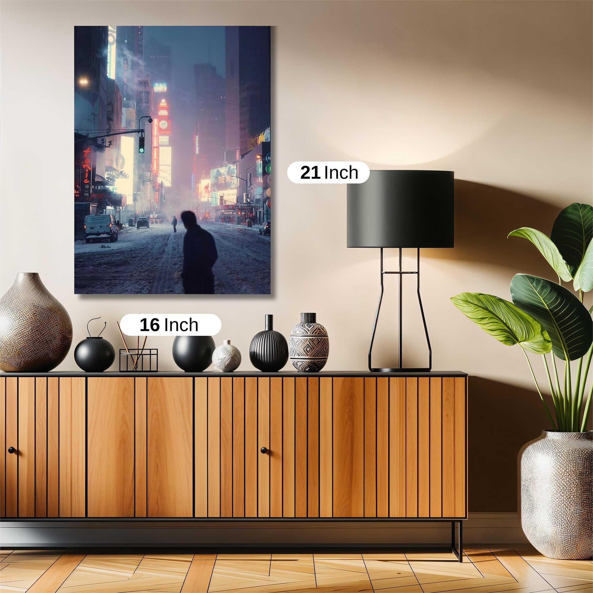 Neon Solitude Safe Wall Magnetic / M