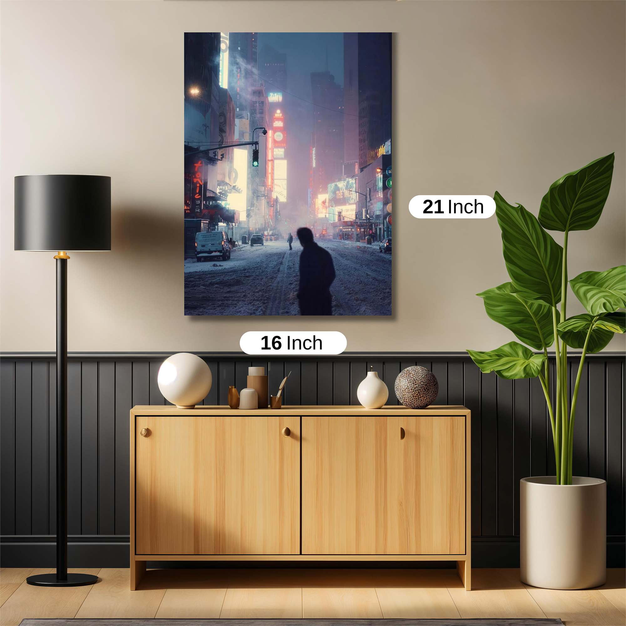 Neon Solitude Safe Wall Magnetic / M