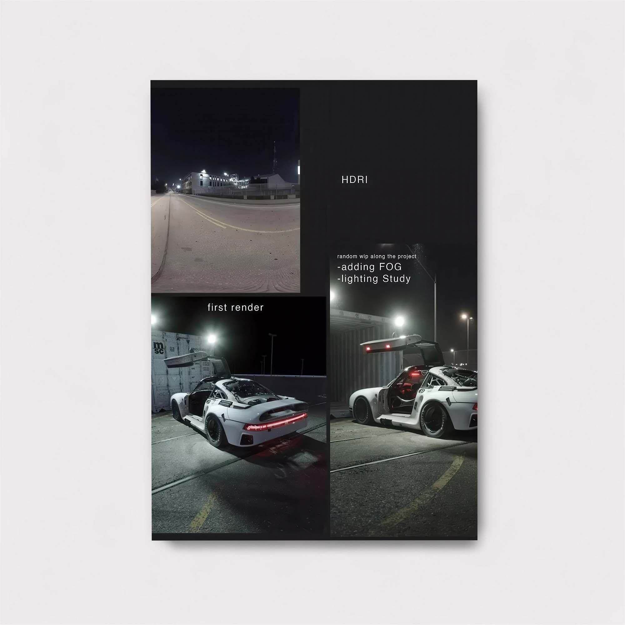 Night Render Safe Wall Magnetic / M