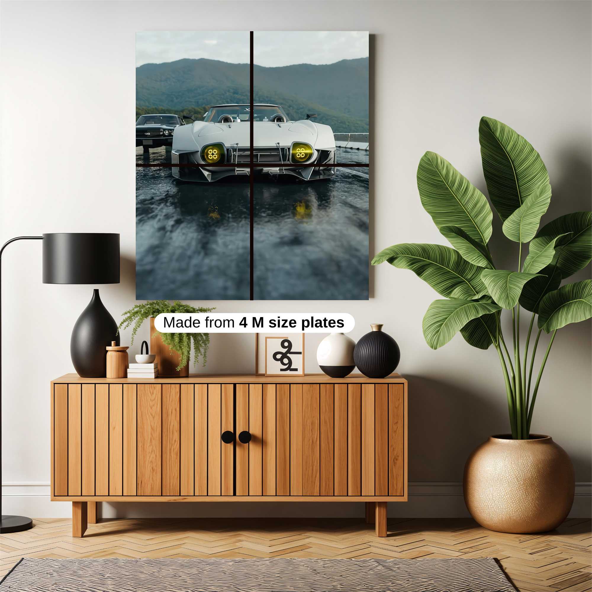 Futuristic Prowl Safe Wall Magnetic / M