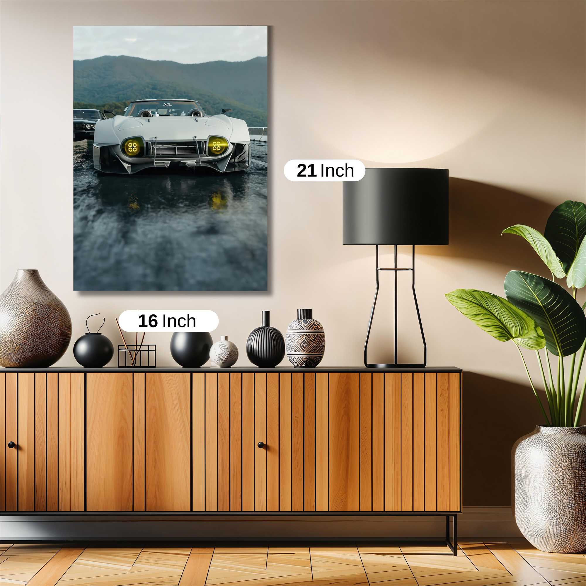 Futuristic Prowl Safe Wall Magnetic / M