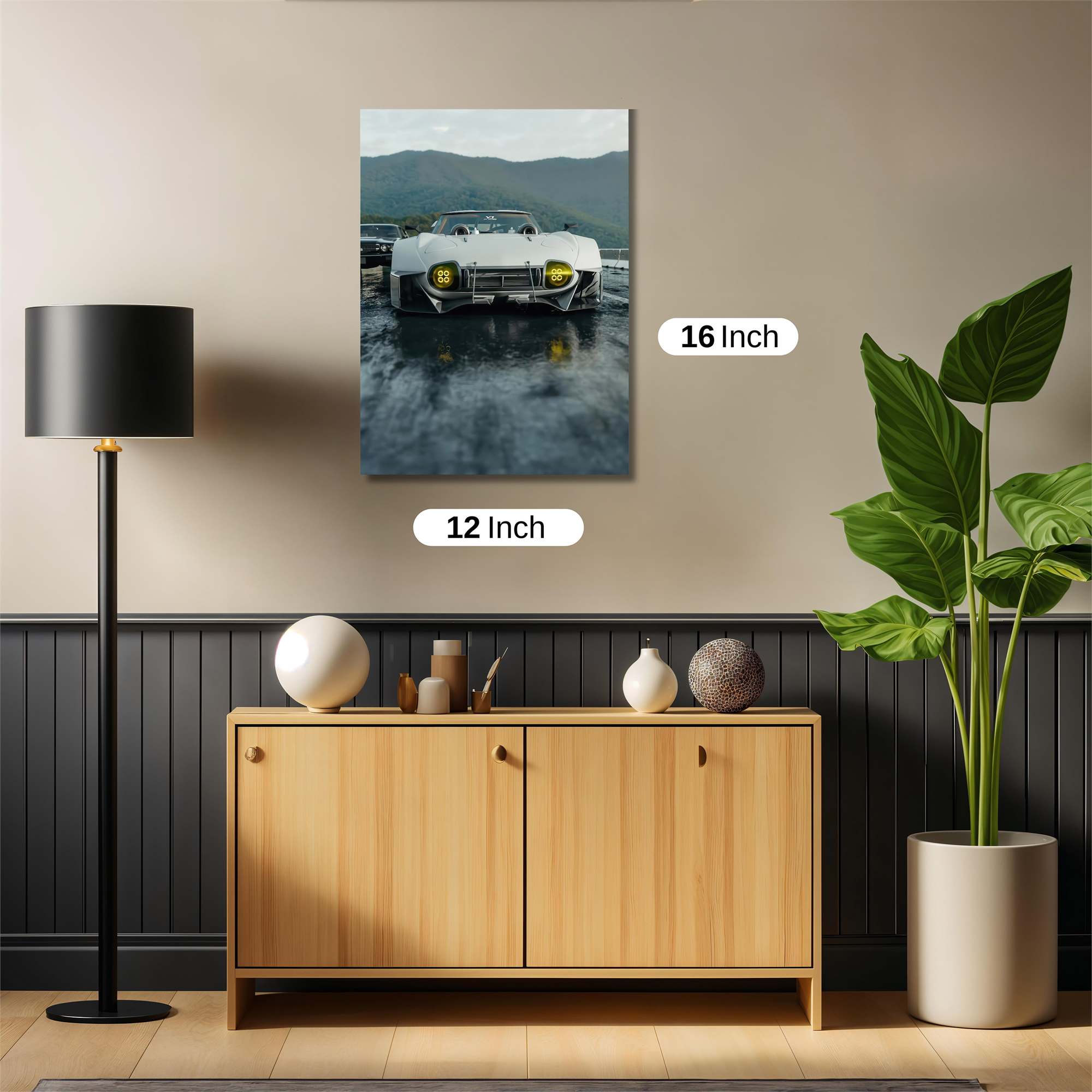 Futuristic Prowl Safe Wall Magnetic / M