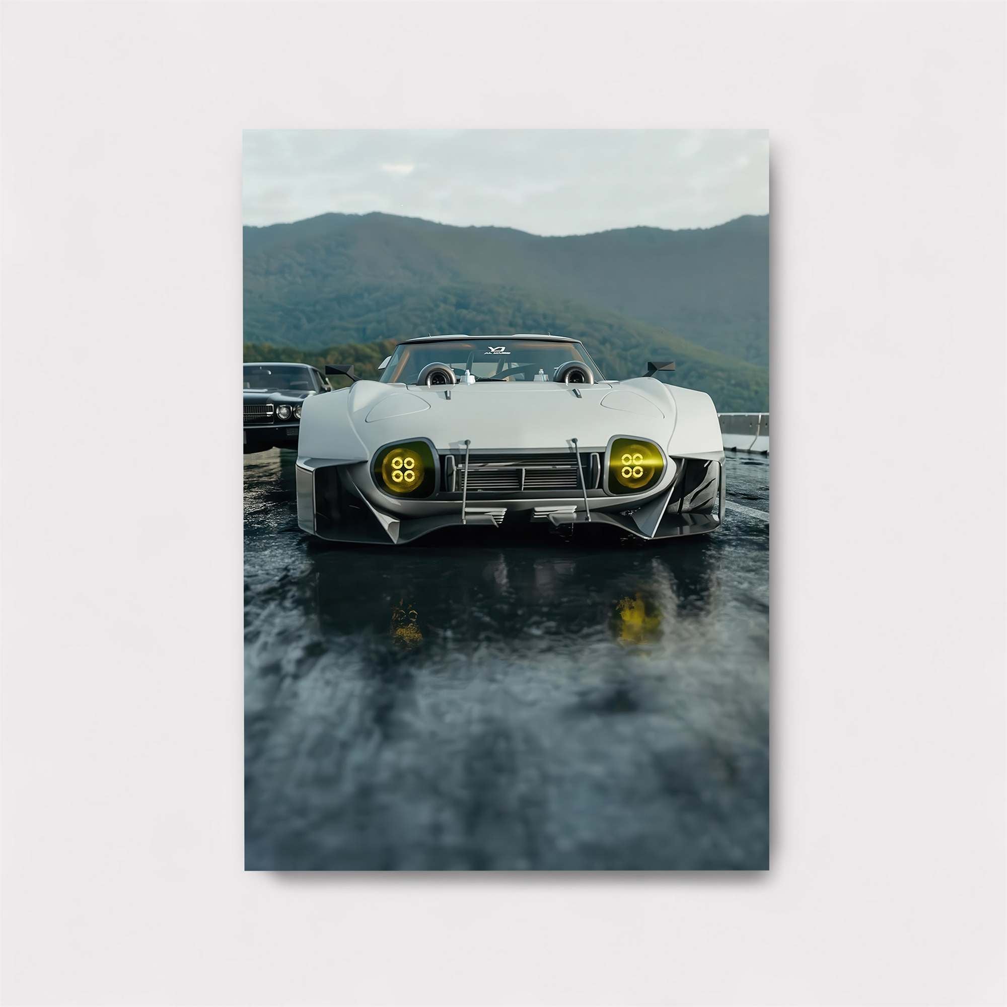 Futuristic Prowl Safe Wall Magnetic / M