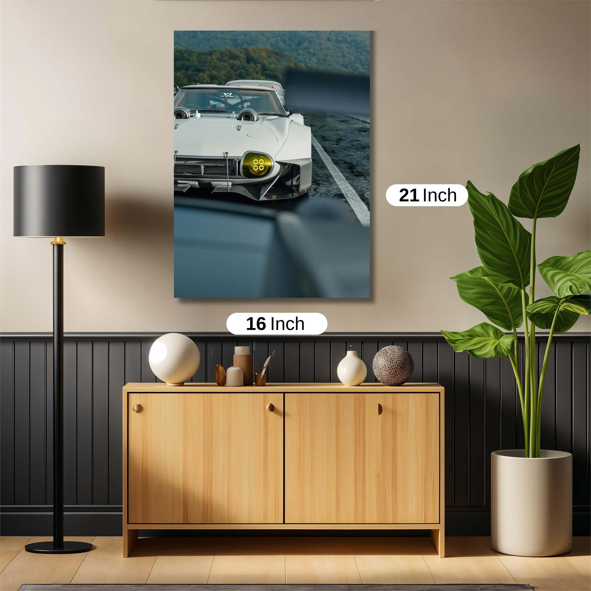 Futuristic Pursuit Safe Wall Magnetic / M