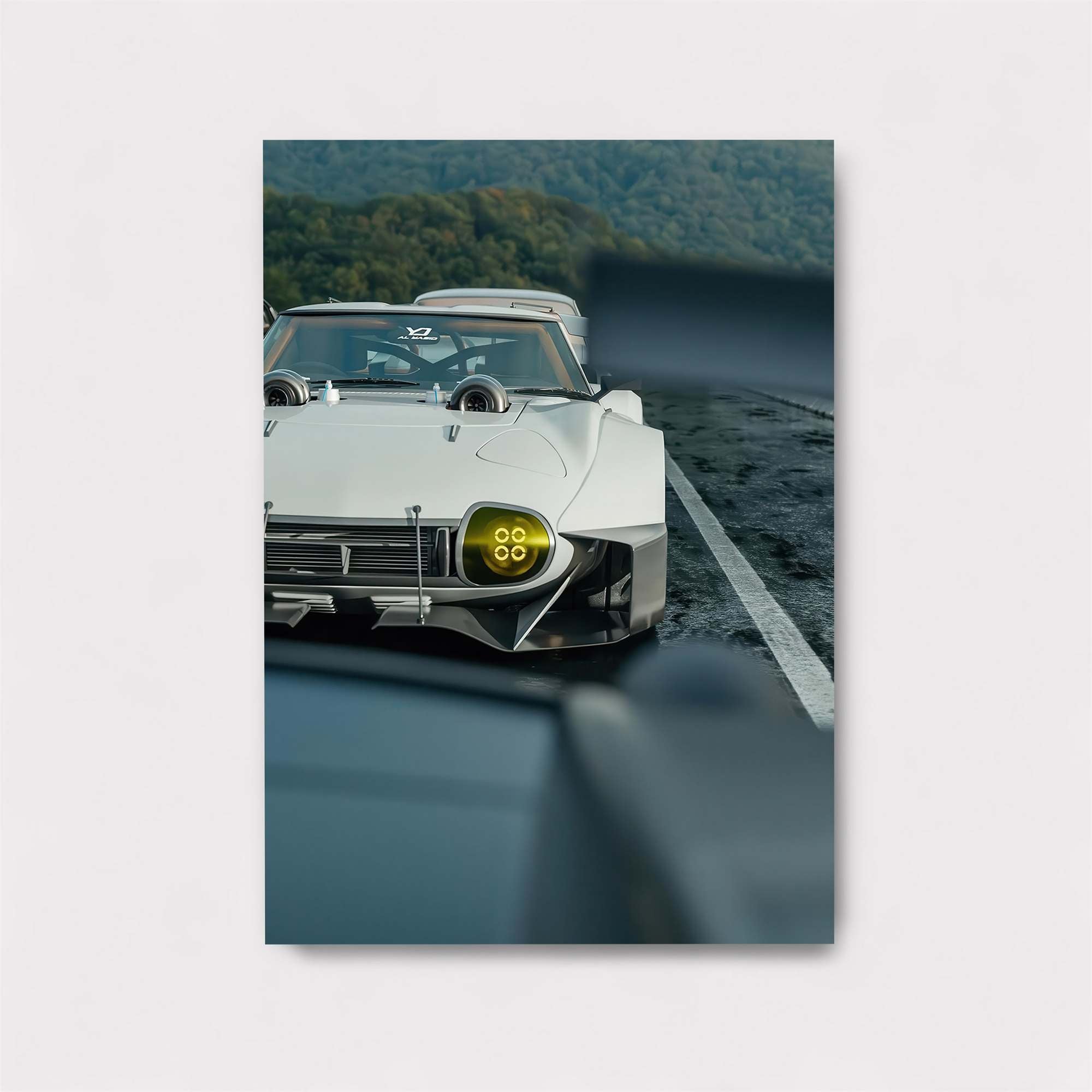 Futuristic Pursuit Safe Wall Magnetic / M