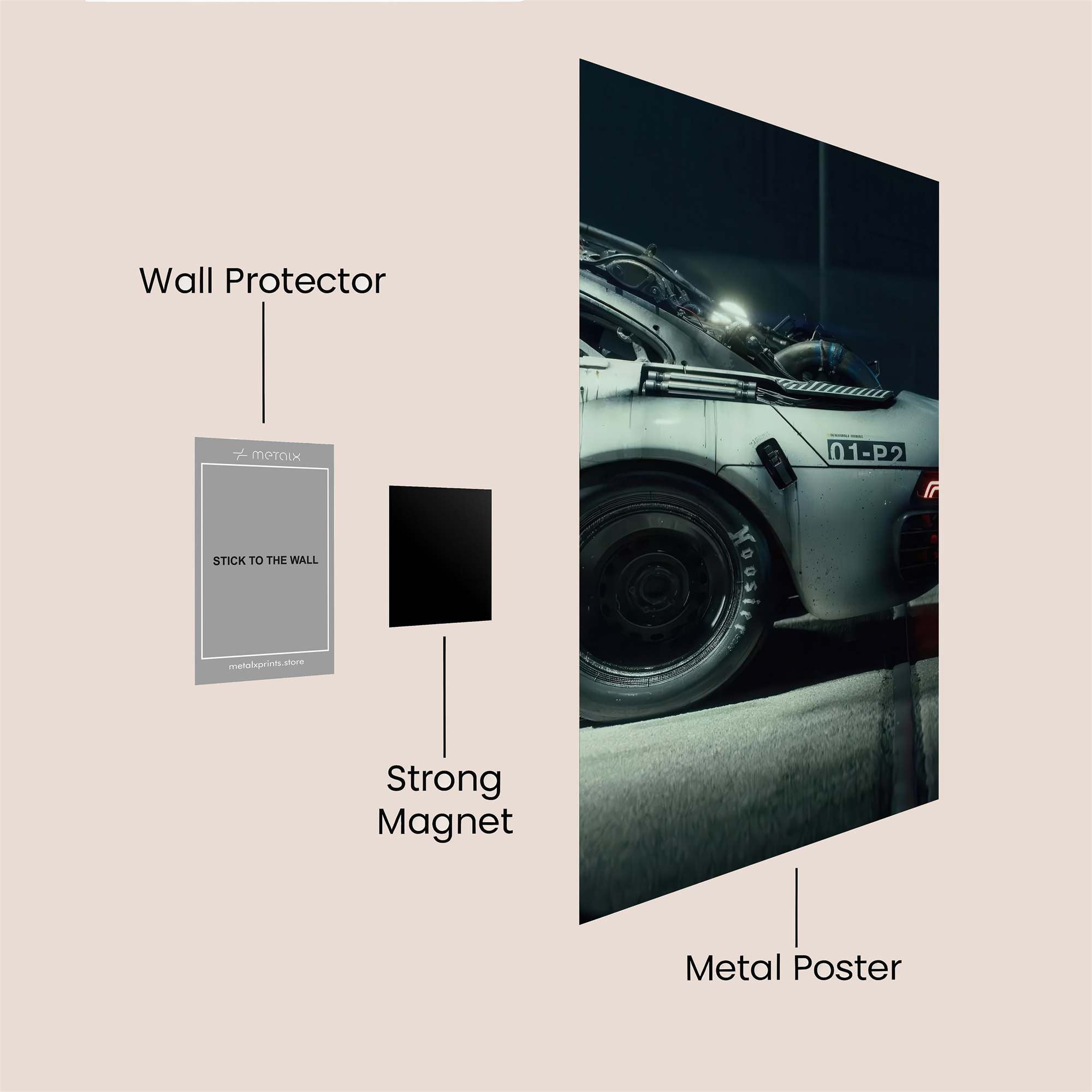 Cybernetic Velocity Safe Wall Magnetic / M