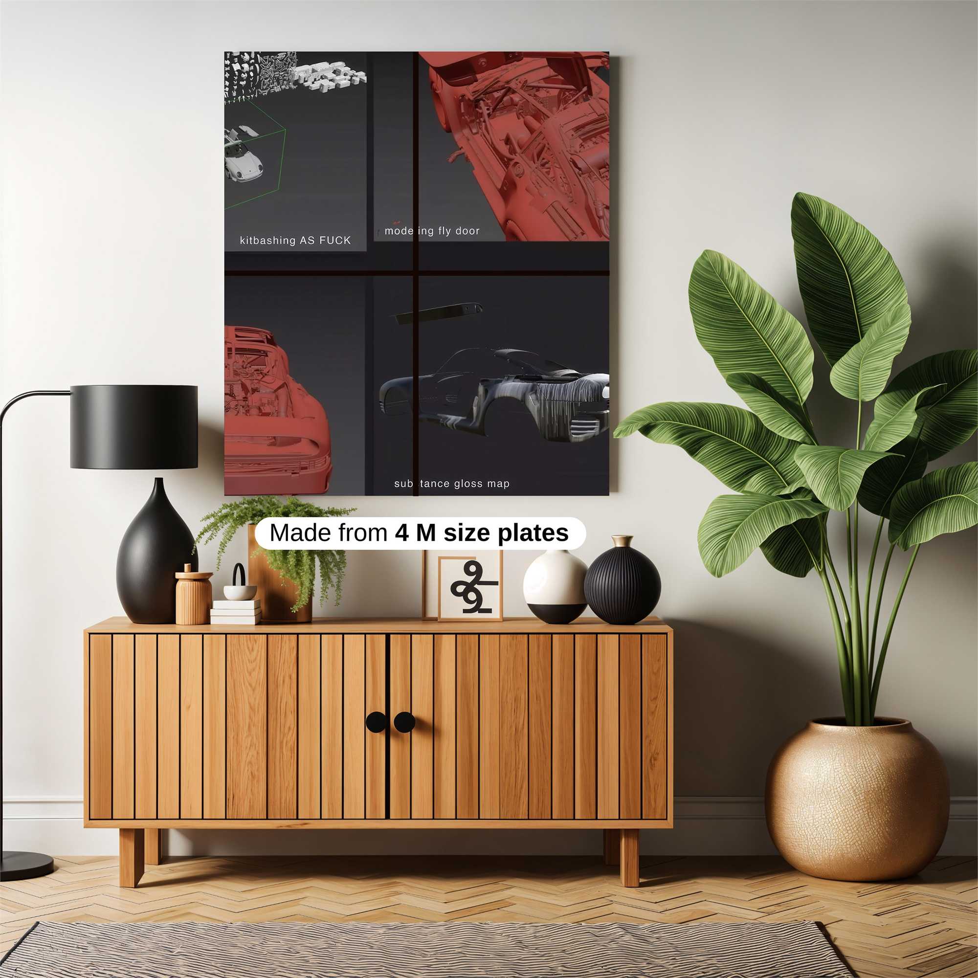 Digital Metamorphosis Safe Wall Magnetic / M