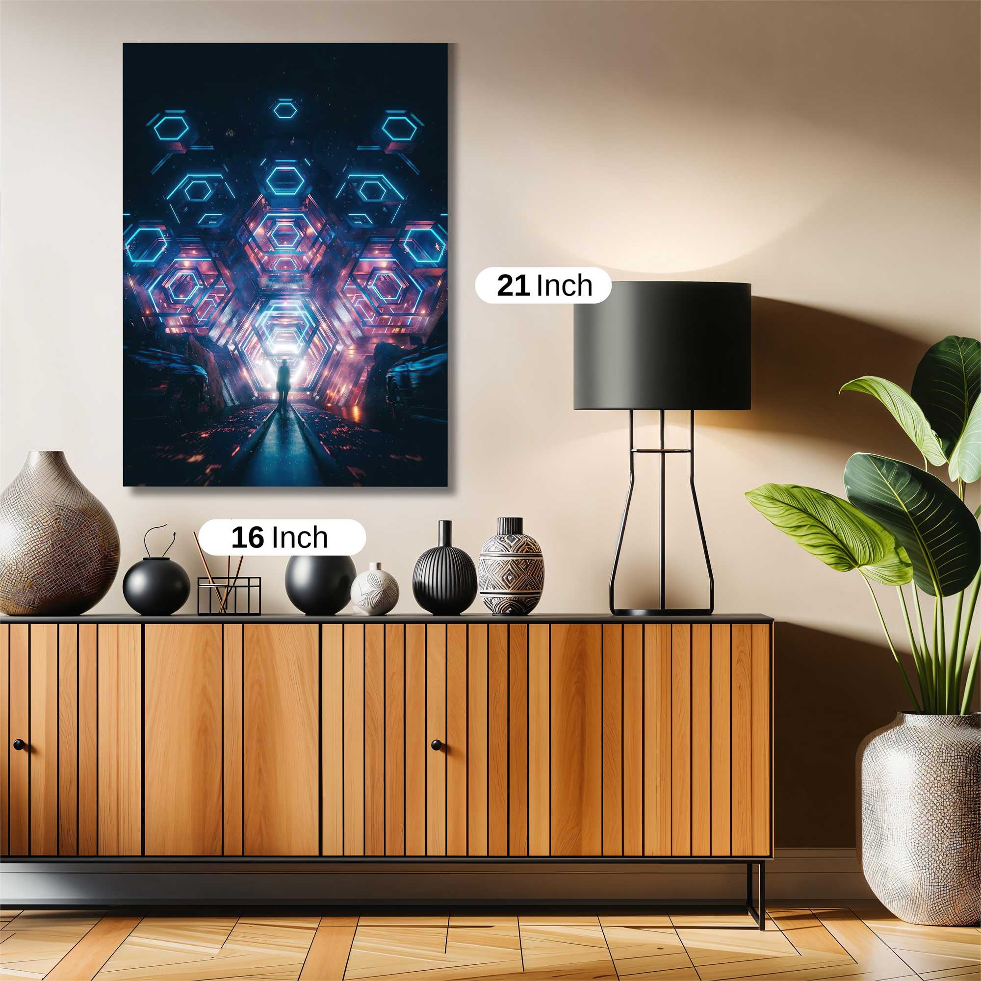 Neon Convergence Safe Wall Magnetic / M