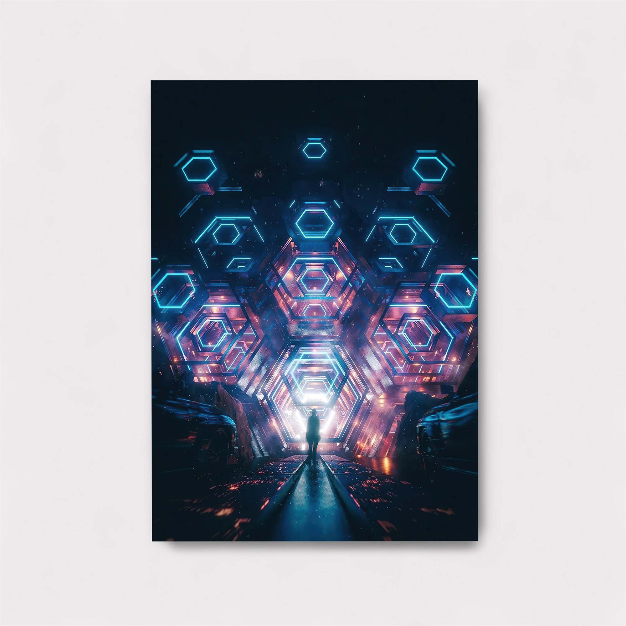 Neon Convergence Safe Wall Magnetic / M