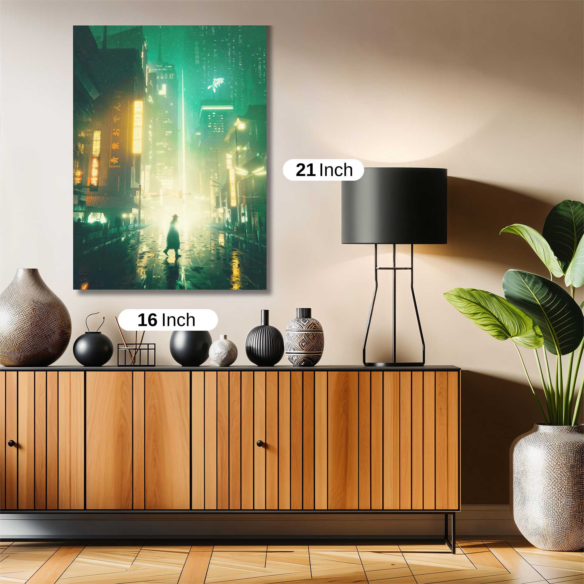 Neon Solitude Safe Wall Magnetic / M