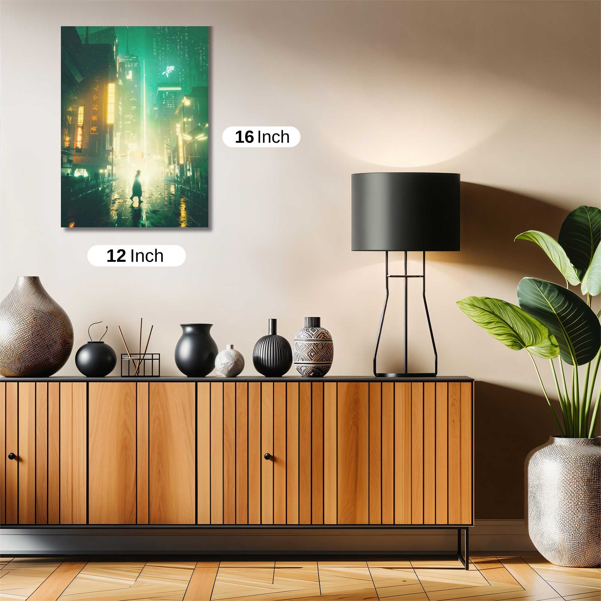 Neon Solitude Safe Wall Magnetic / M