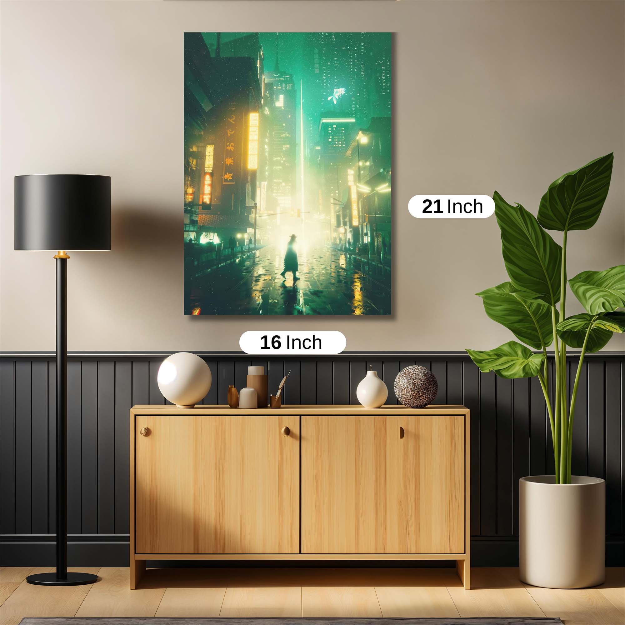 Neon Solitude Safe Wall Magnetic / M