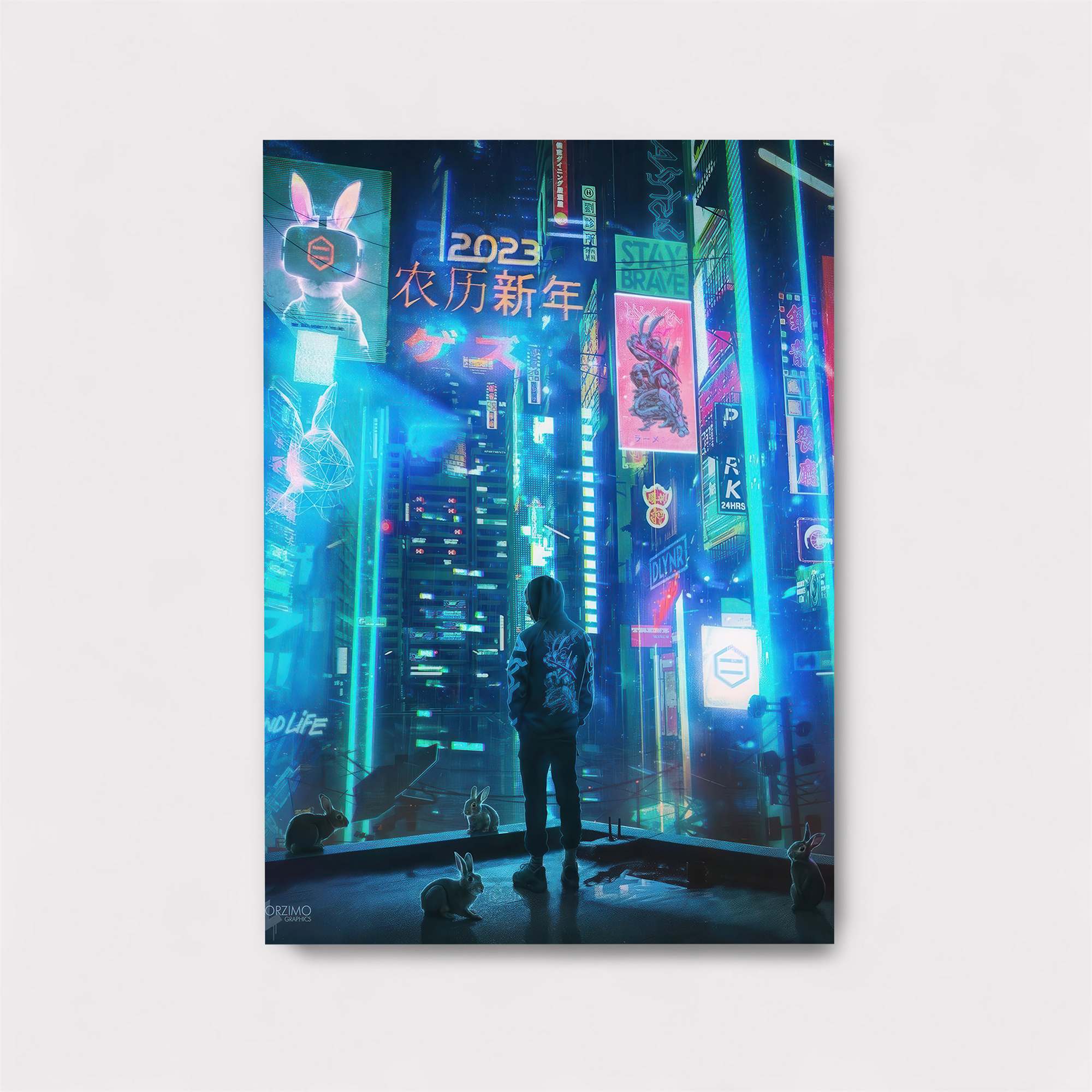 Neon Reverie Safe Wall Magnetic / M