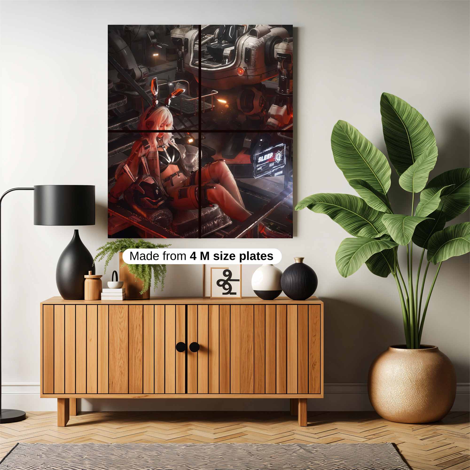 Cyber Dreamscape Safe Wall Magnetic / M