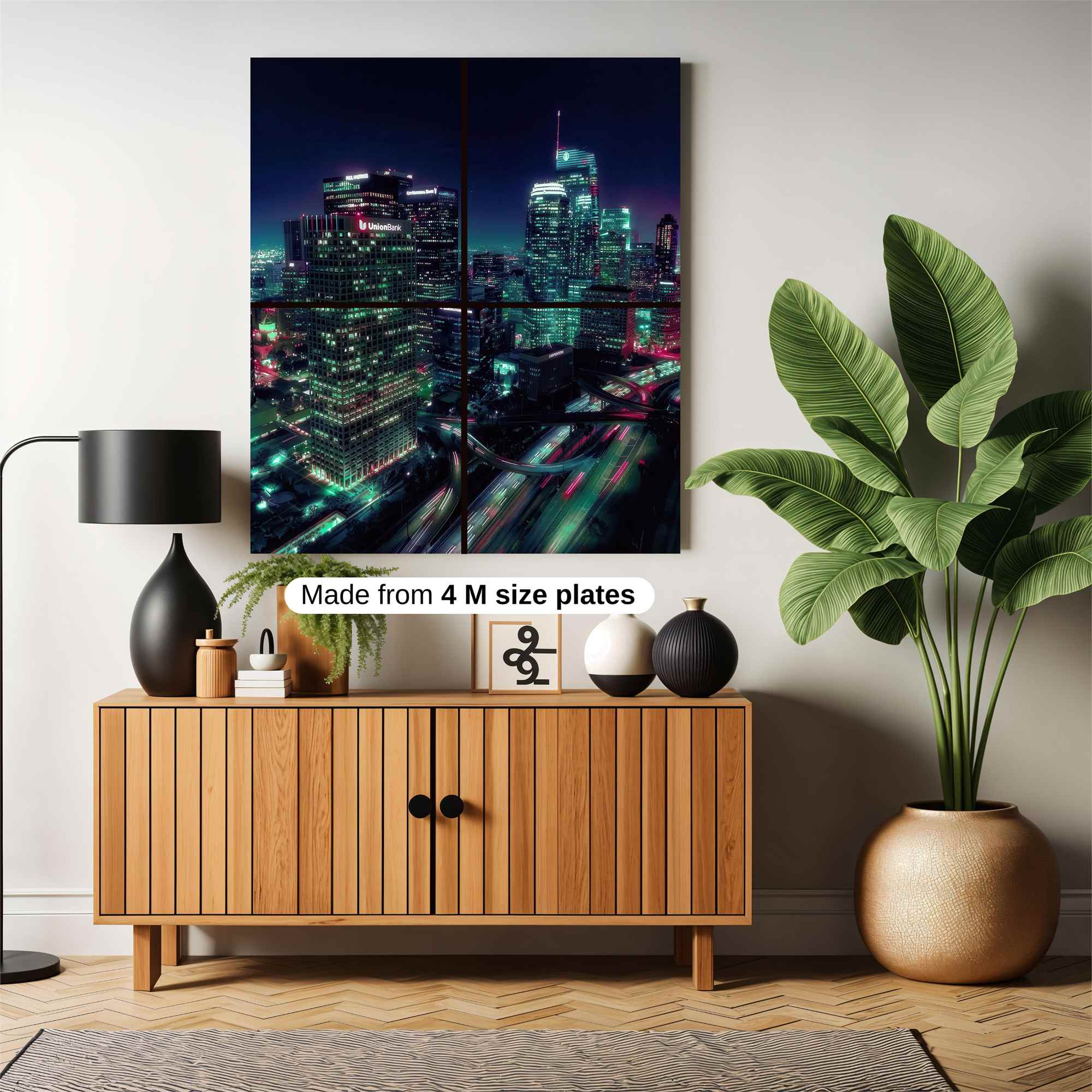 Neon Dreamscape Safe Wall Magnetic / M