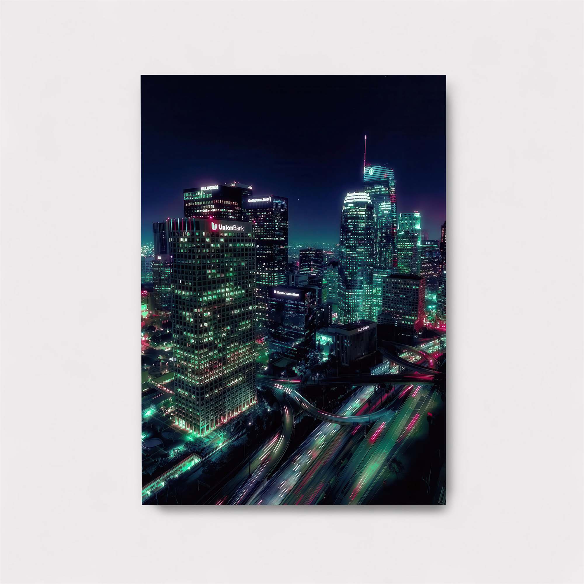 Neon Dreamscape Safe Wall Magnetic / M