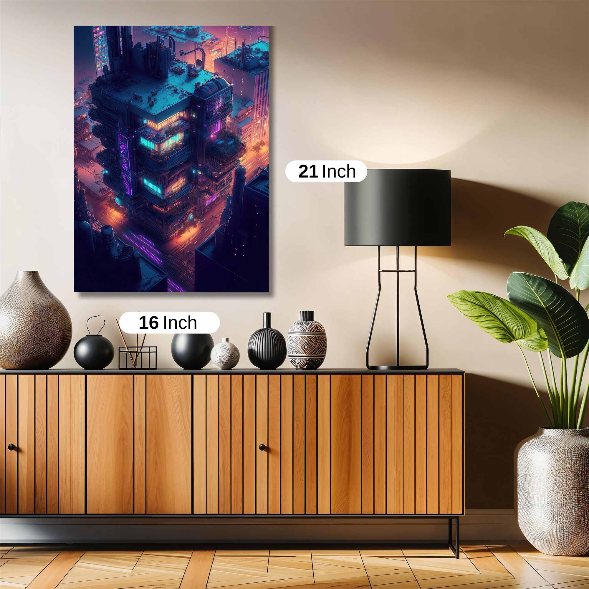 Neon Nocturne Safe Wall Magnetic / M