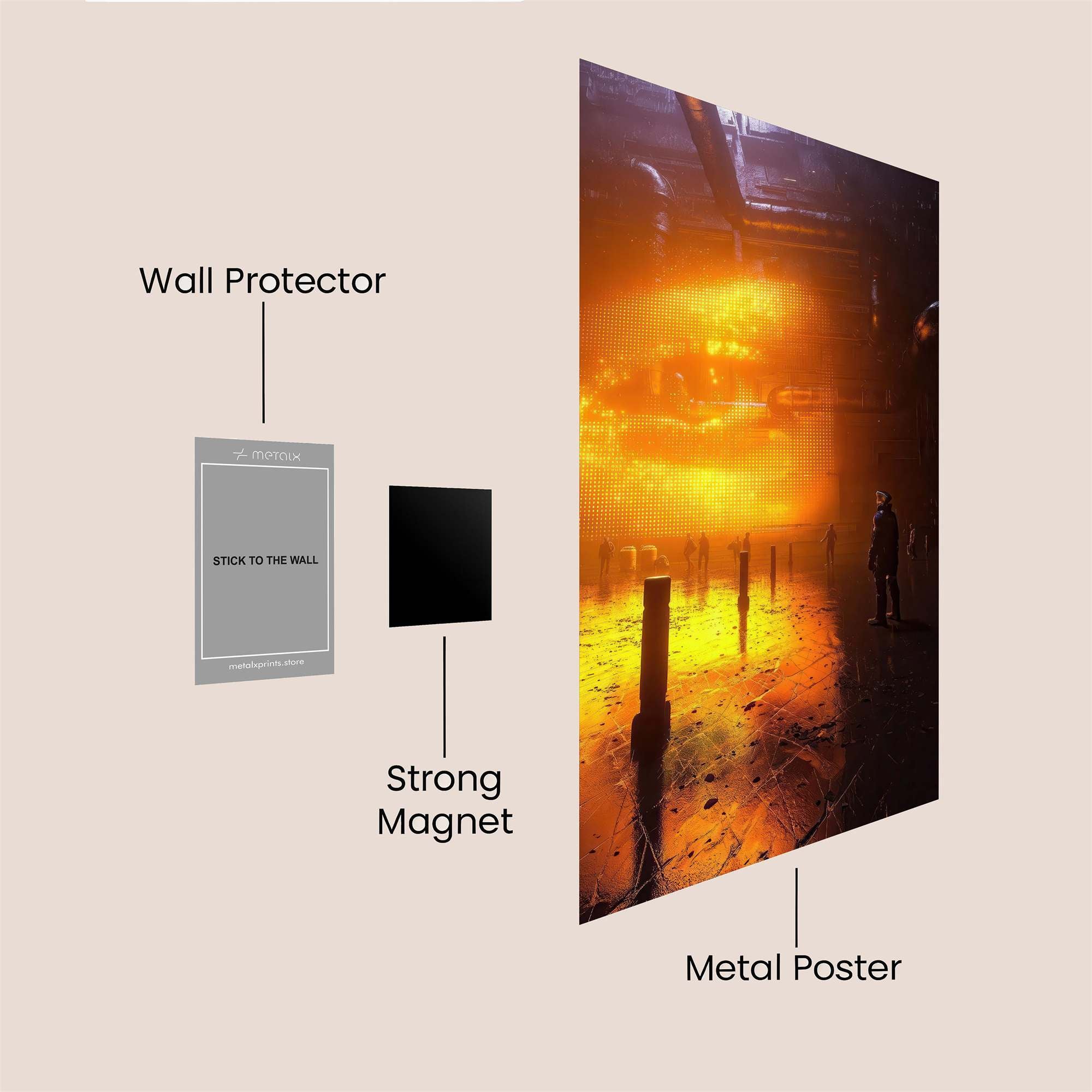 Solar Revelation Safe Wall Magnetic / M