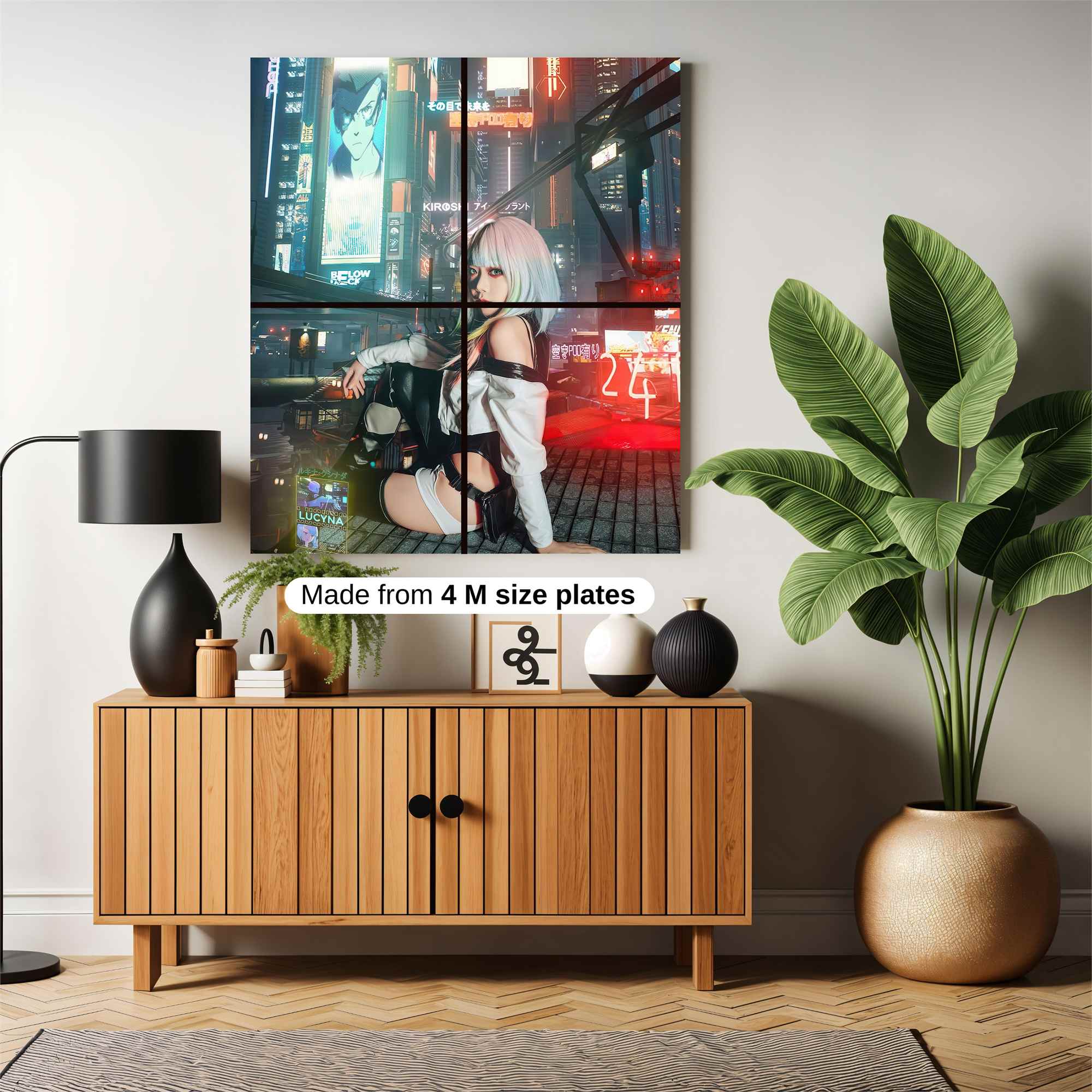 Cyberpunk Elegance Safe Wall Magnetic / M