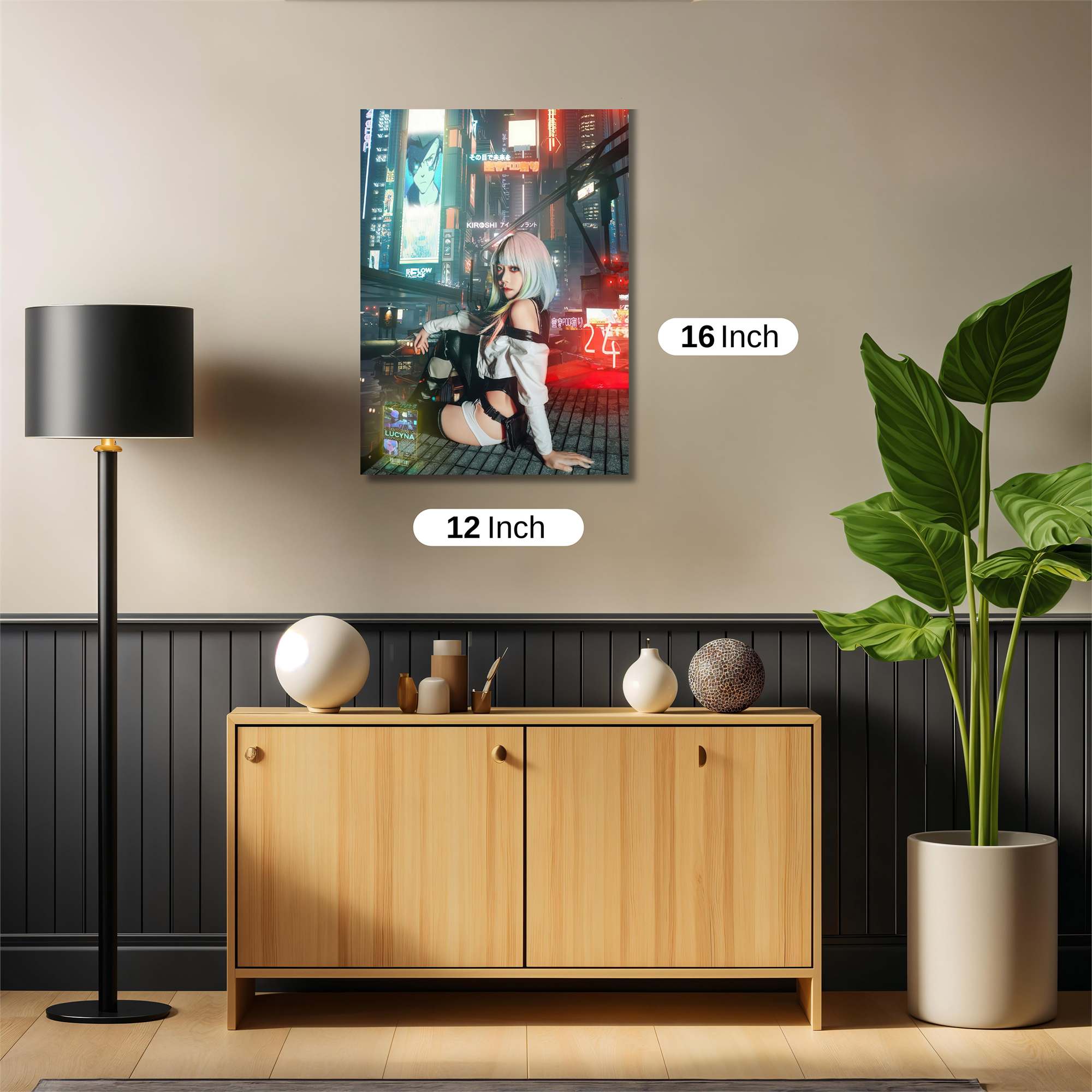 Cyberpunk Elegance Safe Wall Magnetic / M