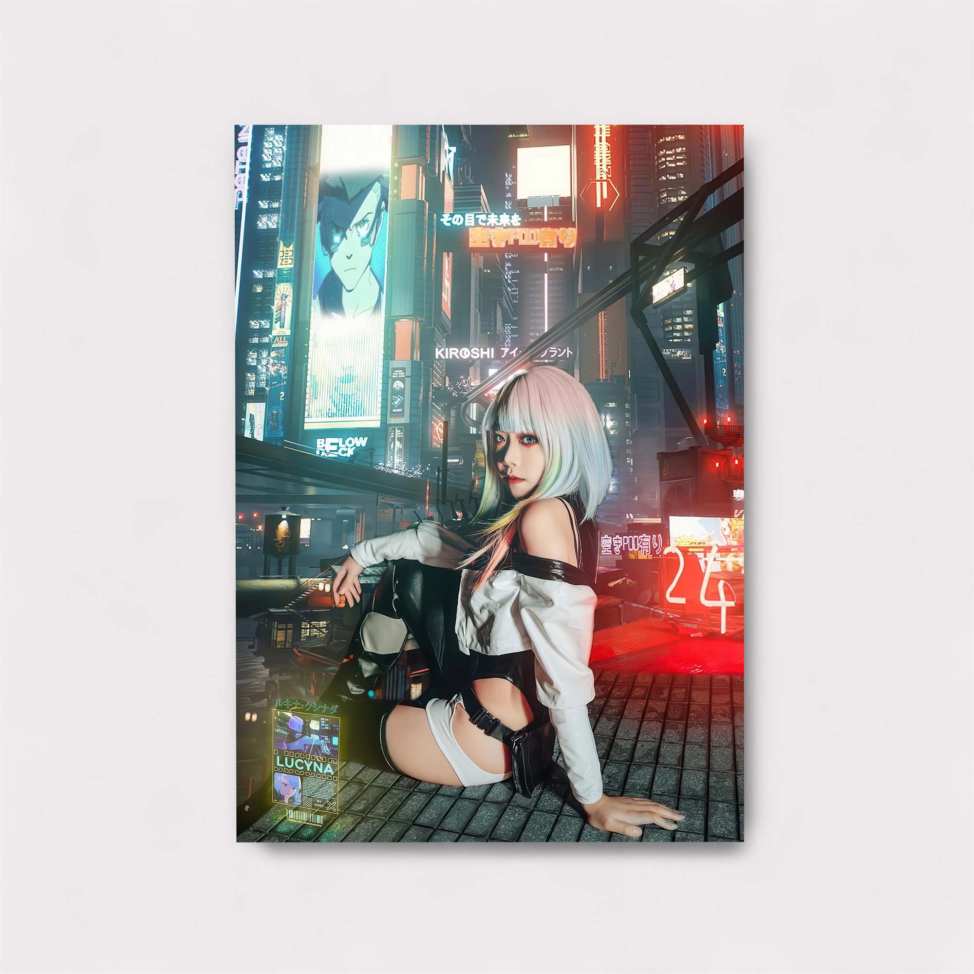 Cyberpunk Elegance Safe Wall Magnetic / M