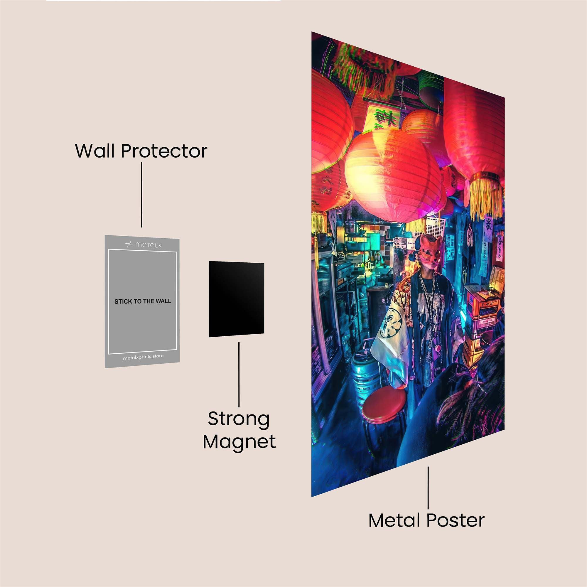 Mystical Illumination Safe Wall Magnetic / M