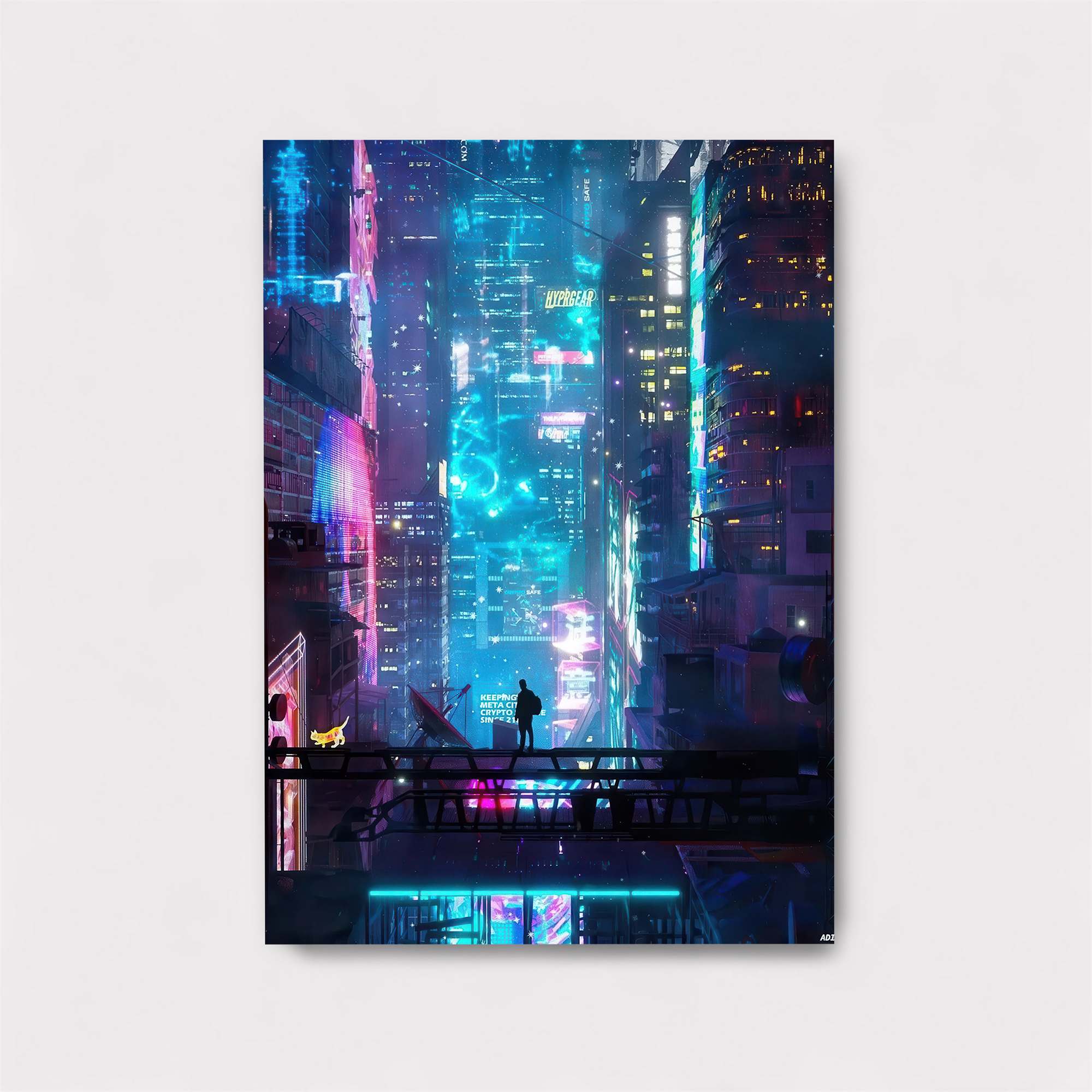 Neon Reverie Safe Wall Magnetic / M