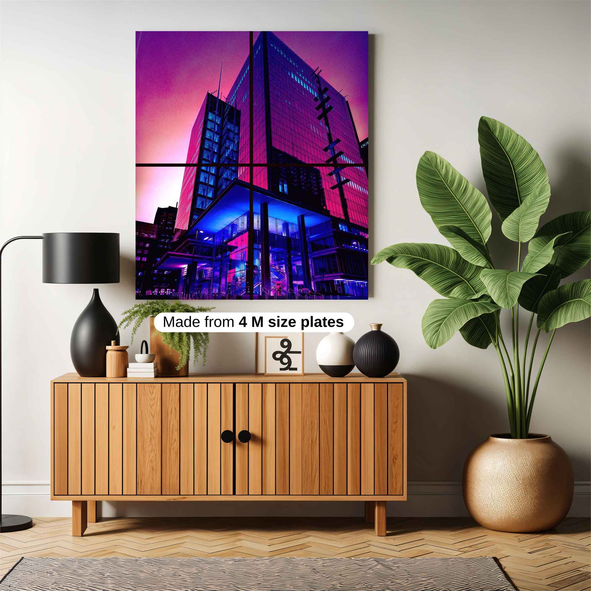 Neon Serenity Safe Wall Magnetic / M