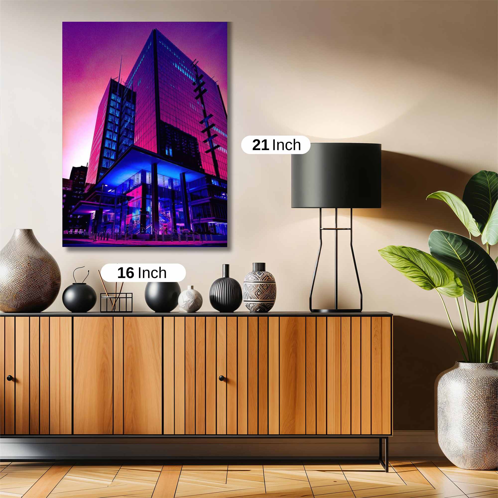 Neon Serenity Safe Wall Magnetic / M