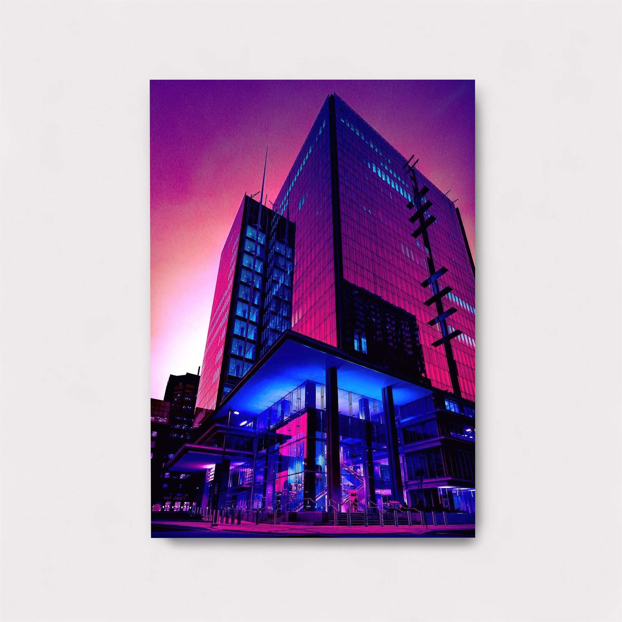 Neon Serenity Safe Wall Magnetic / M