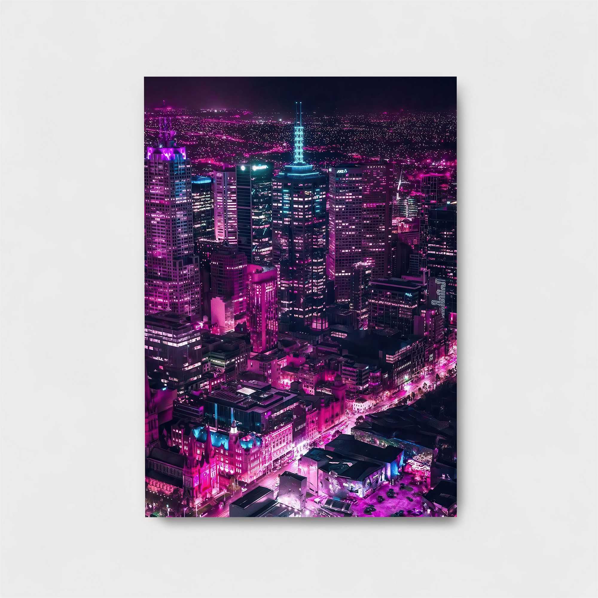 Neon Dreamscape Safe Wall Magnetic / M