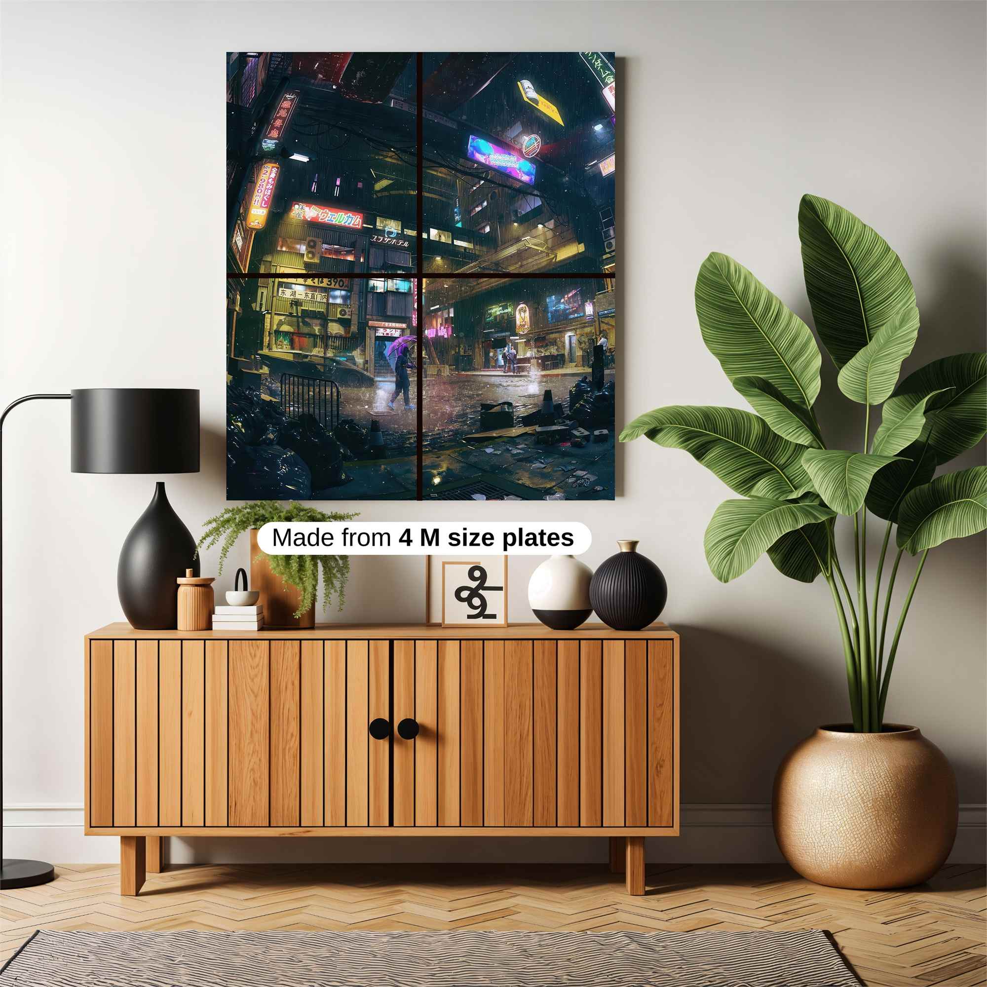 Neon Serenity Safe Wall Magnetic / M