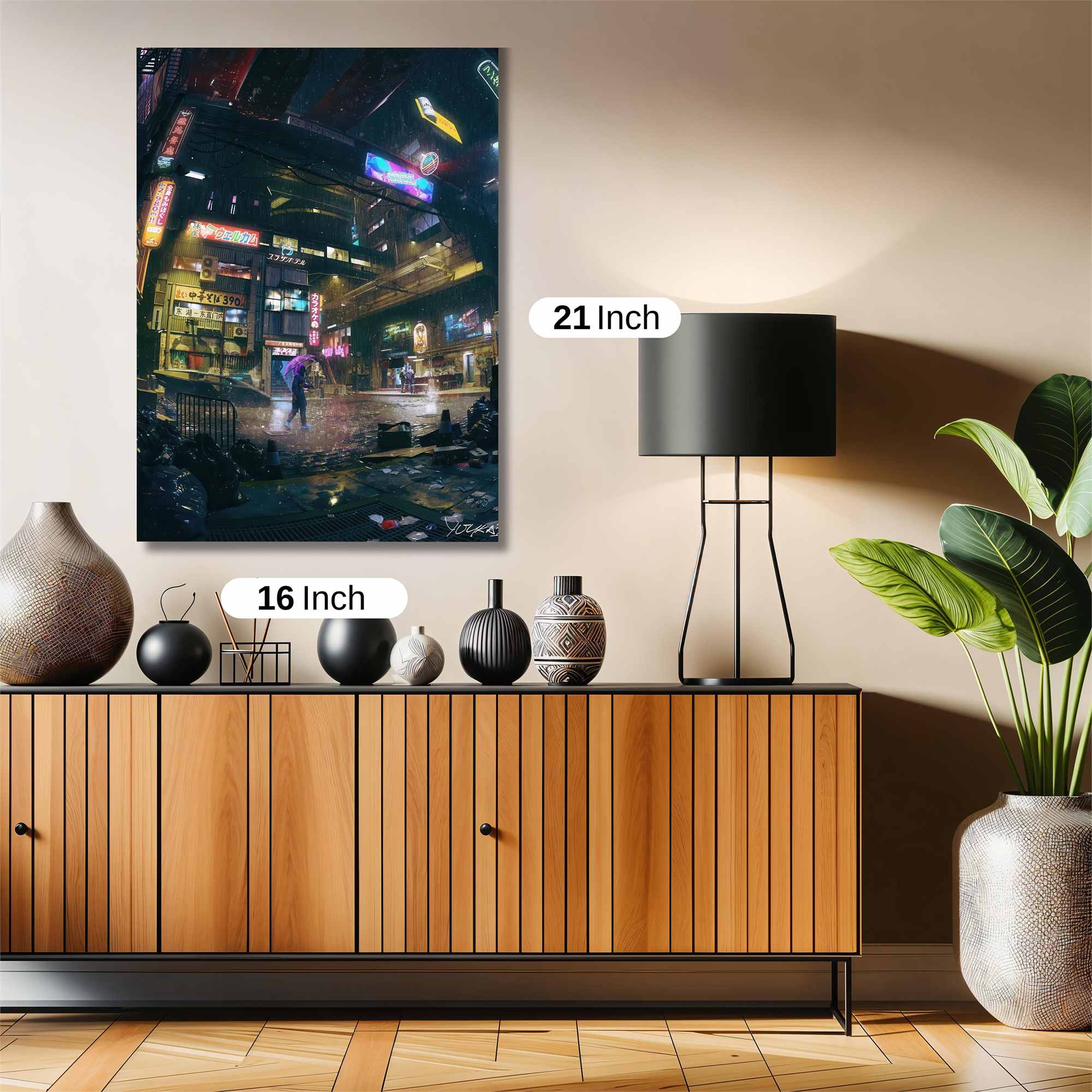 Neon Serenity Safe Wall Magnetic / M