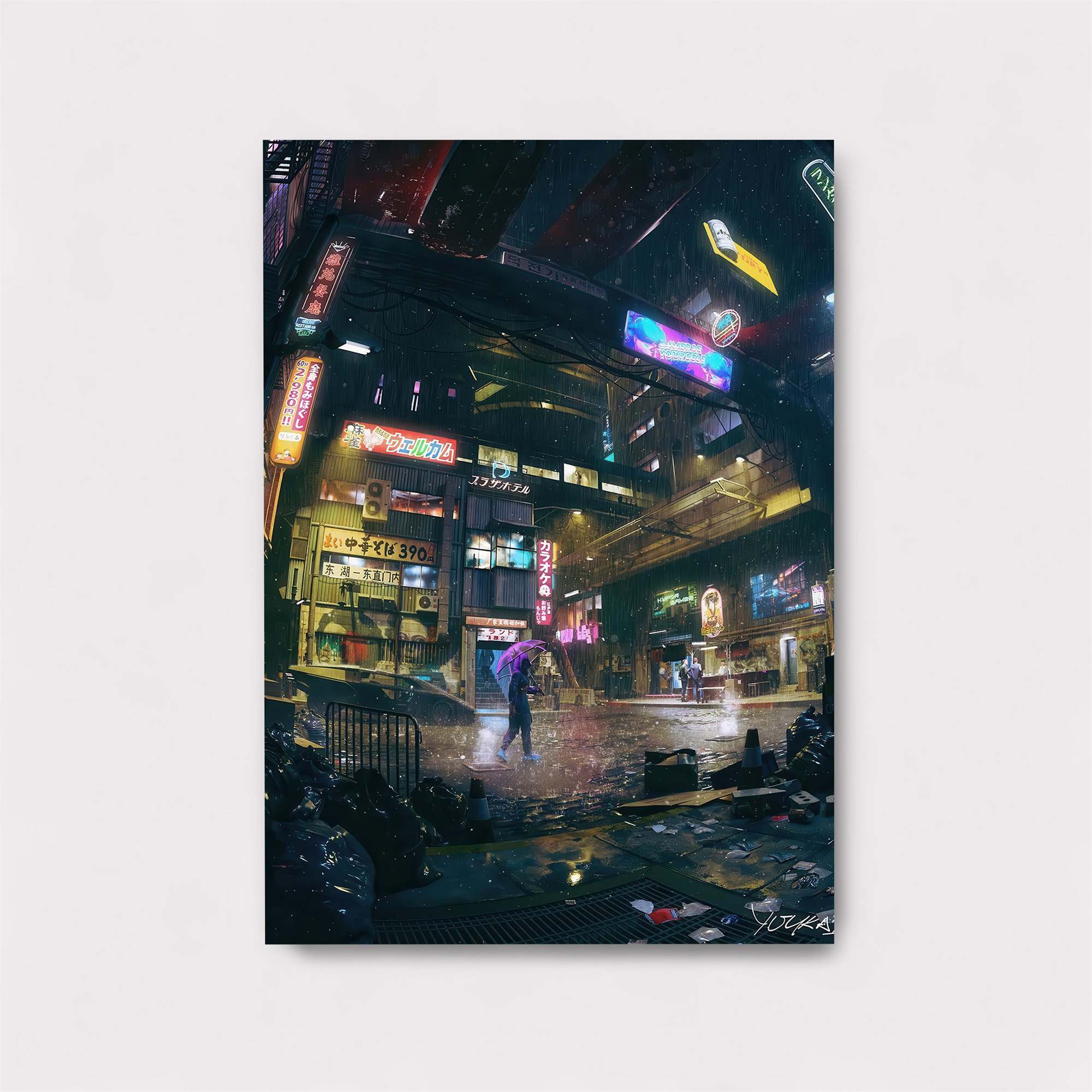 Neon Serenity Safe Wall Magnetic / M